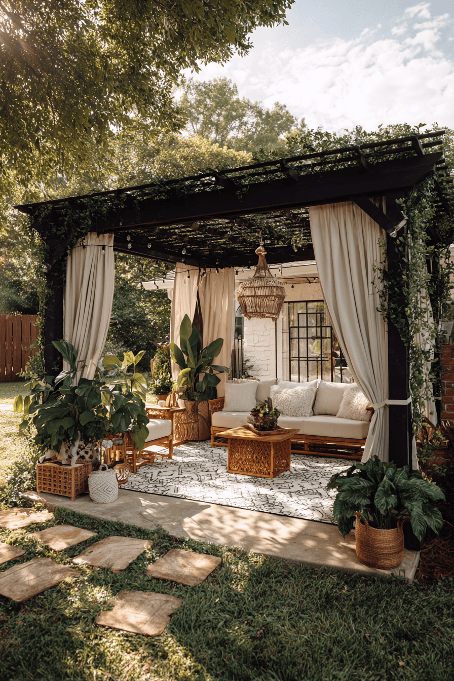 27 Pergola Ideas With Roof Designs for a Stylish Outdoor Space