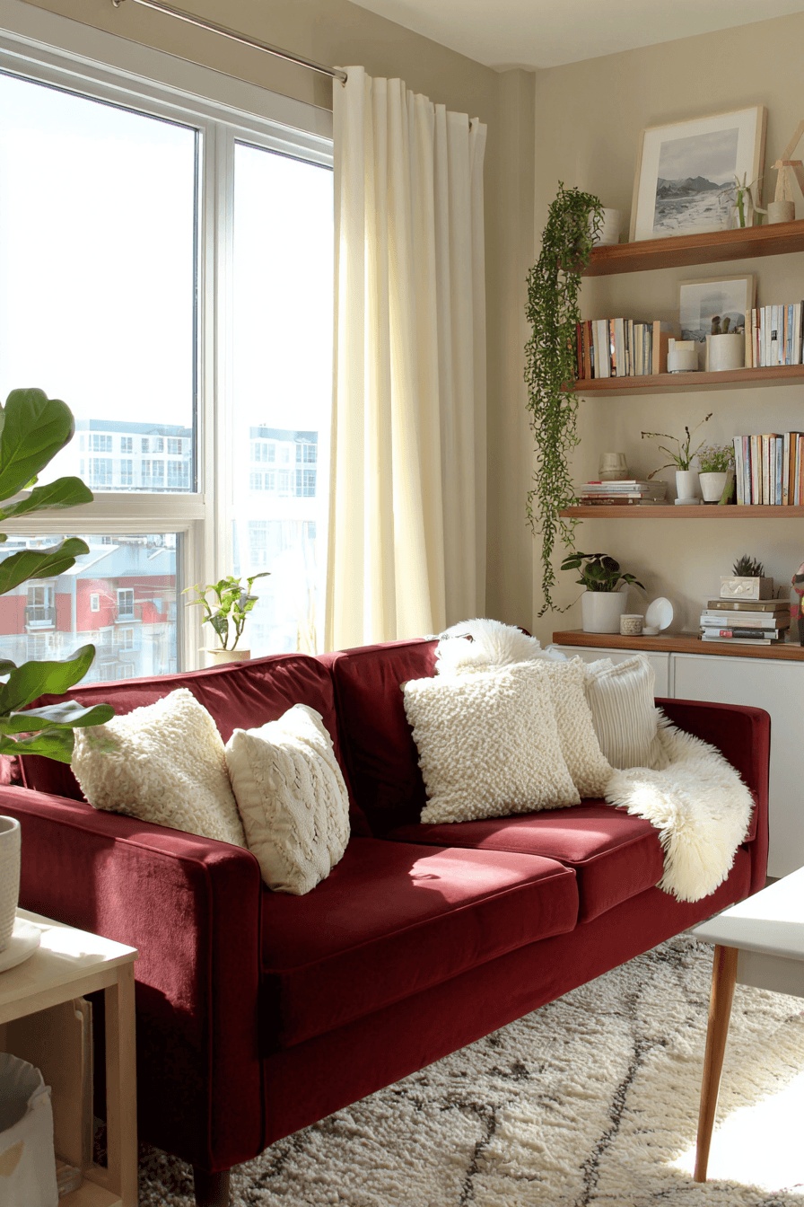 27 Burgundy Couch Living Room Ideas for a Rich and Stylish Space