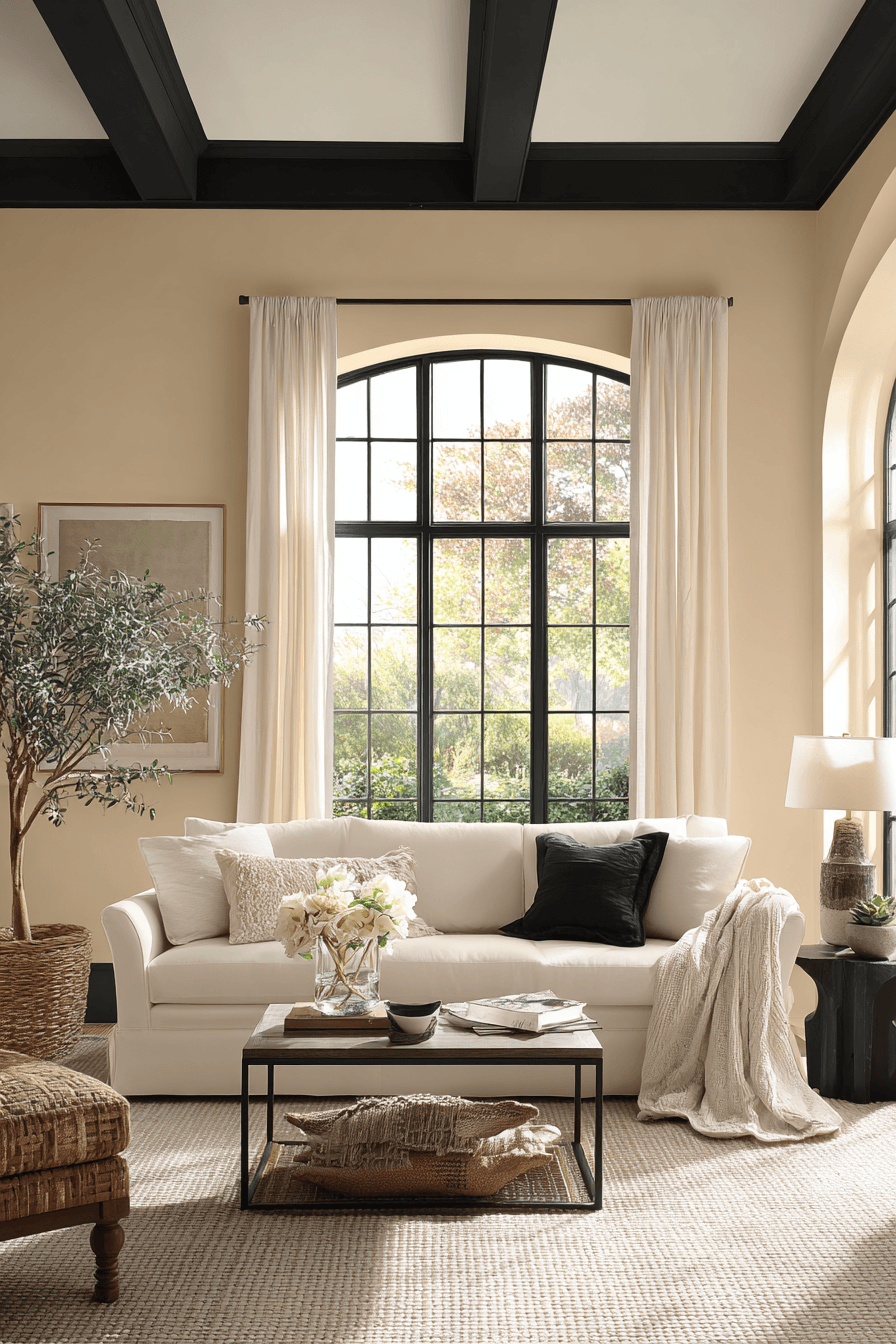 27 Beige and Black Living Room Ideas for a Cozy and Elegant Home