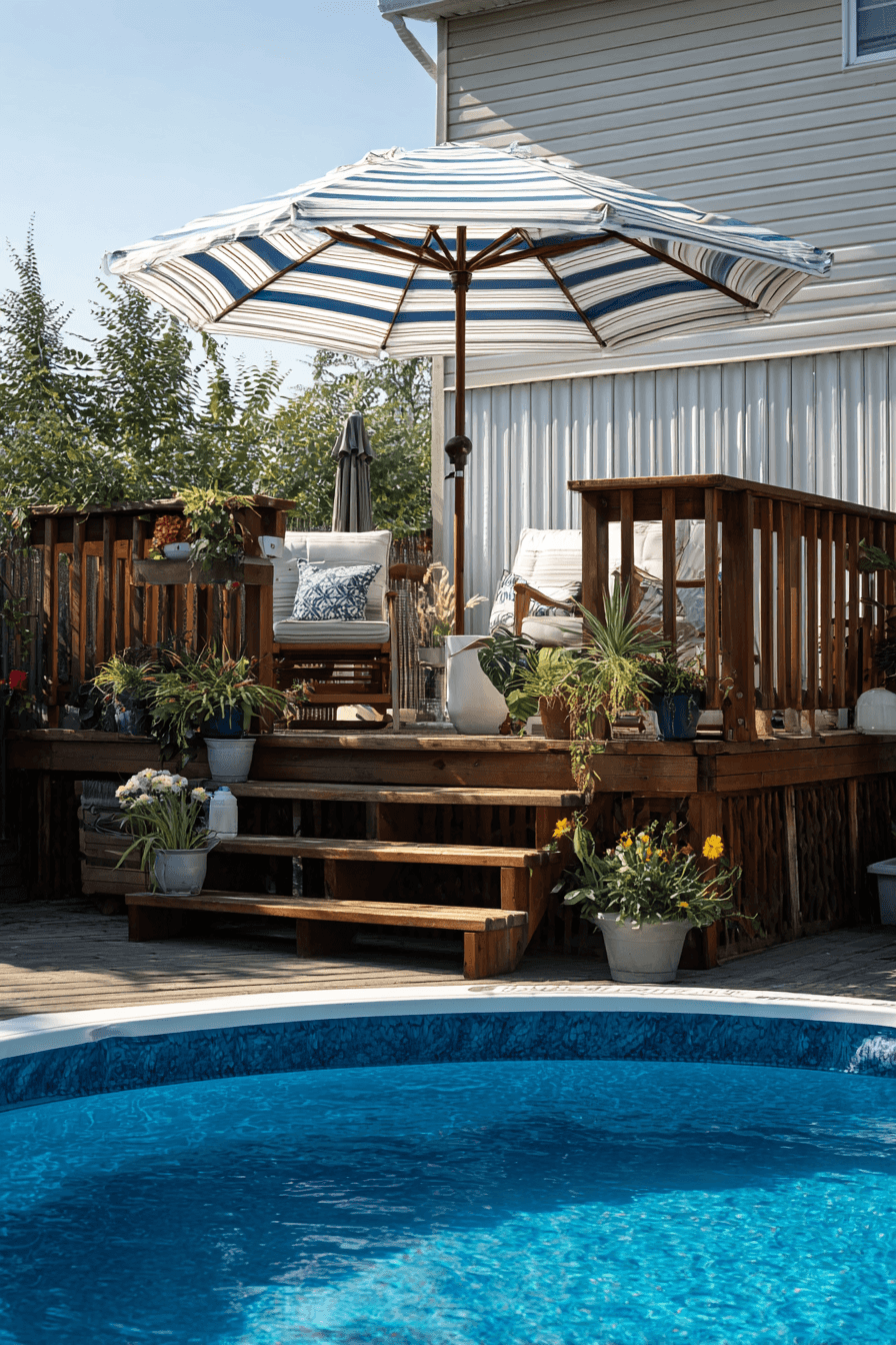27 Above Ground Pool With Deck Off House Ideas for the Perfect Outdoor Escape