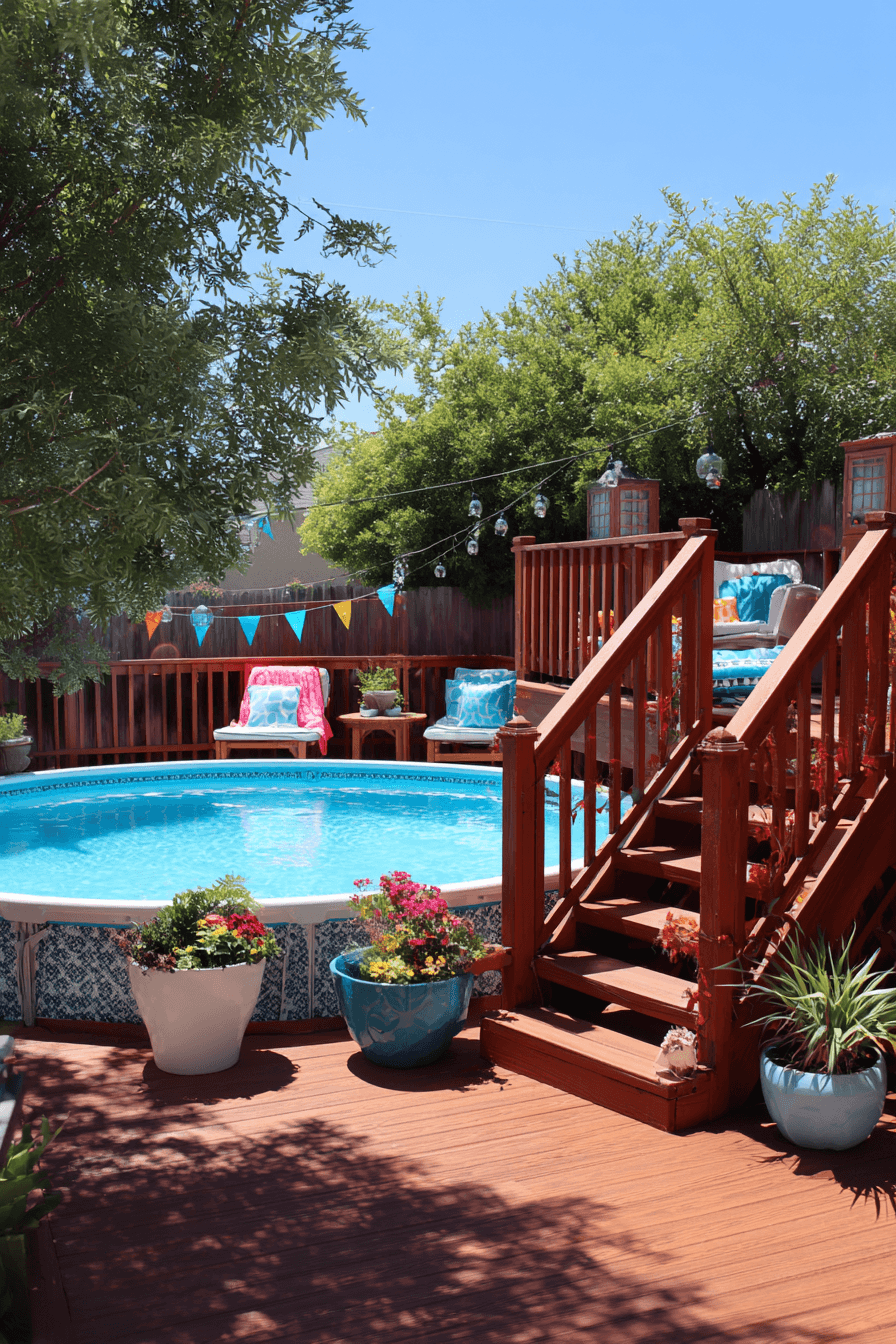 27 Above Ground Pool With Deck Off House Ideas for the Perfect Outdoor Escape