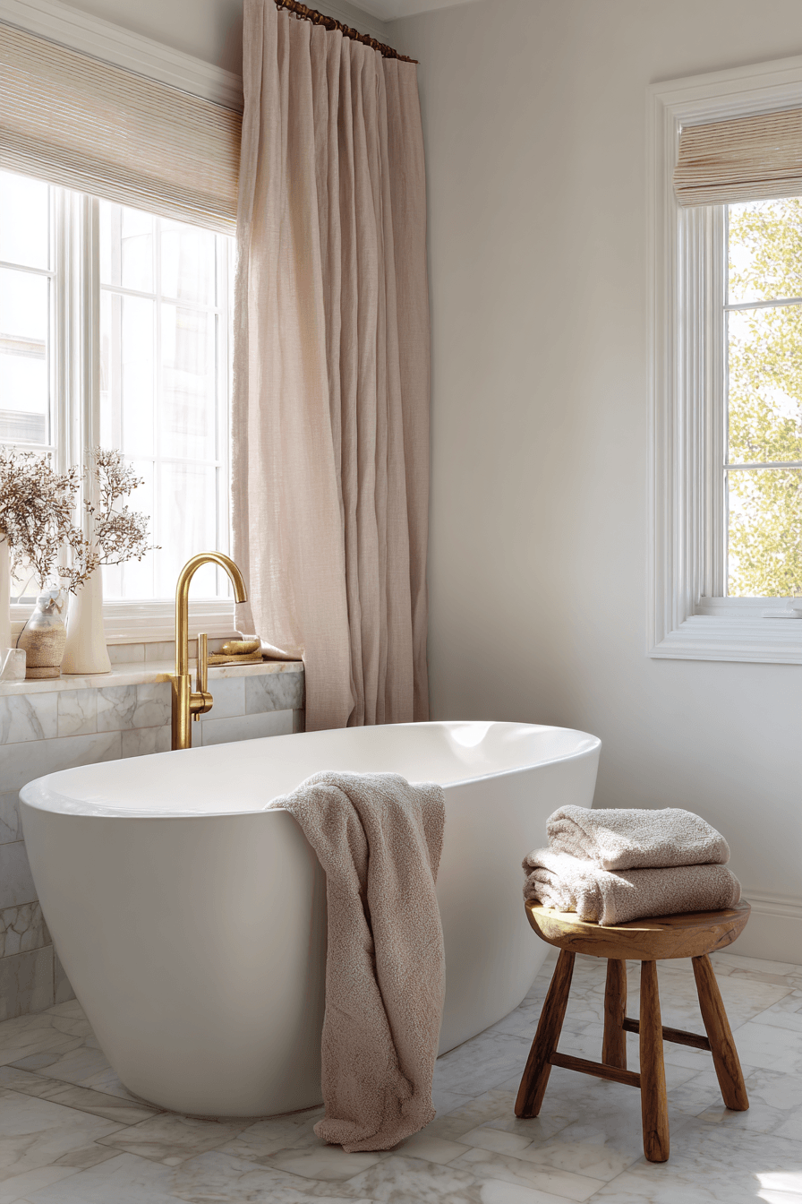 27 Small Bathroom Ideas With Tub That Feel Bright and Spacious