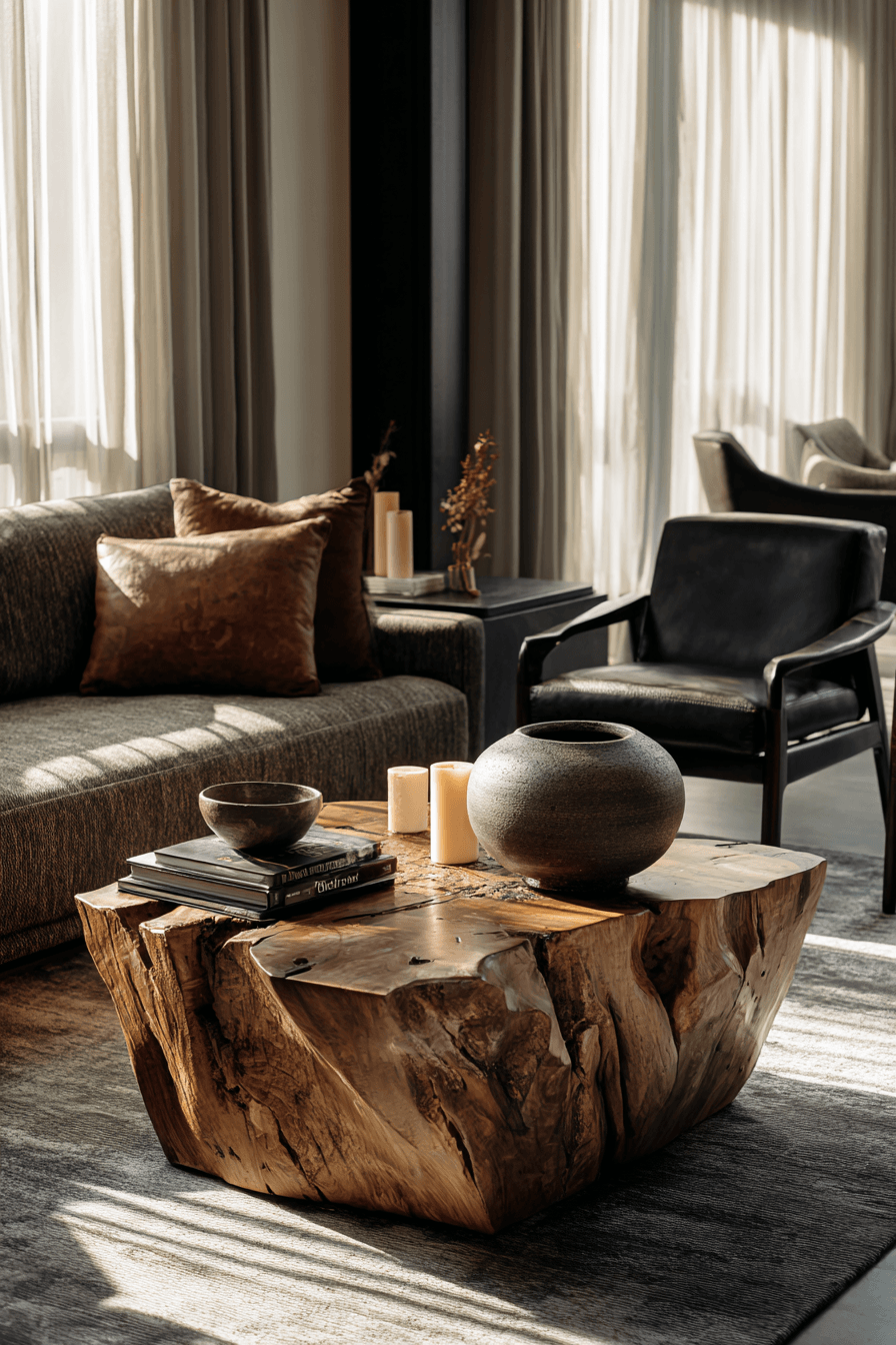 27 Black and Brown Living Room Designs That Feel Cozy and Elegant