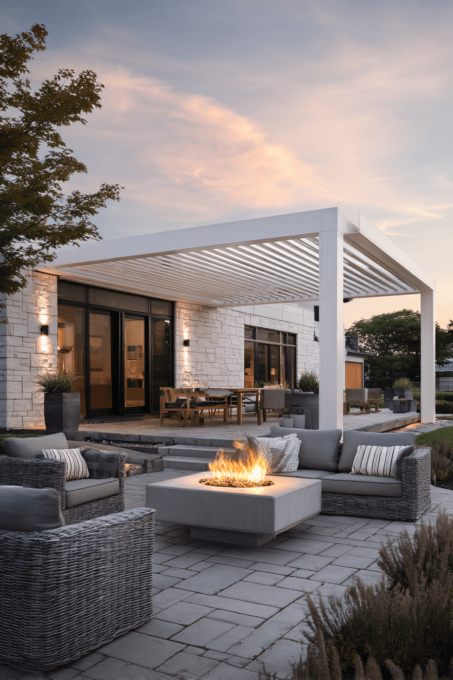 27 Pergola Ideas With Roof Designs for a Stylish Outdoor Space