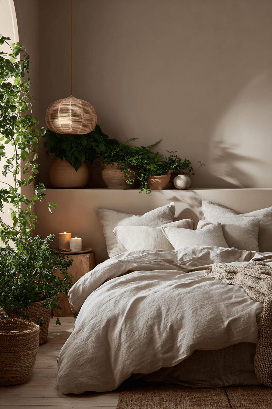 27 Dreamy Bedrooms With Plants for a Relaxing Vibe