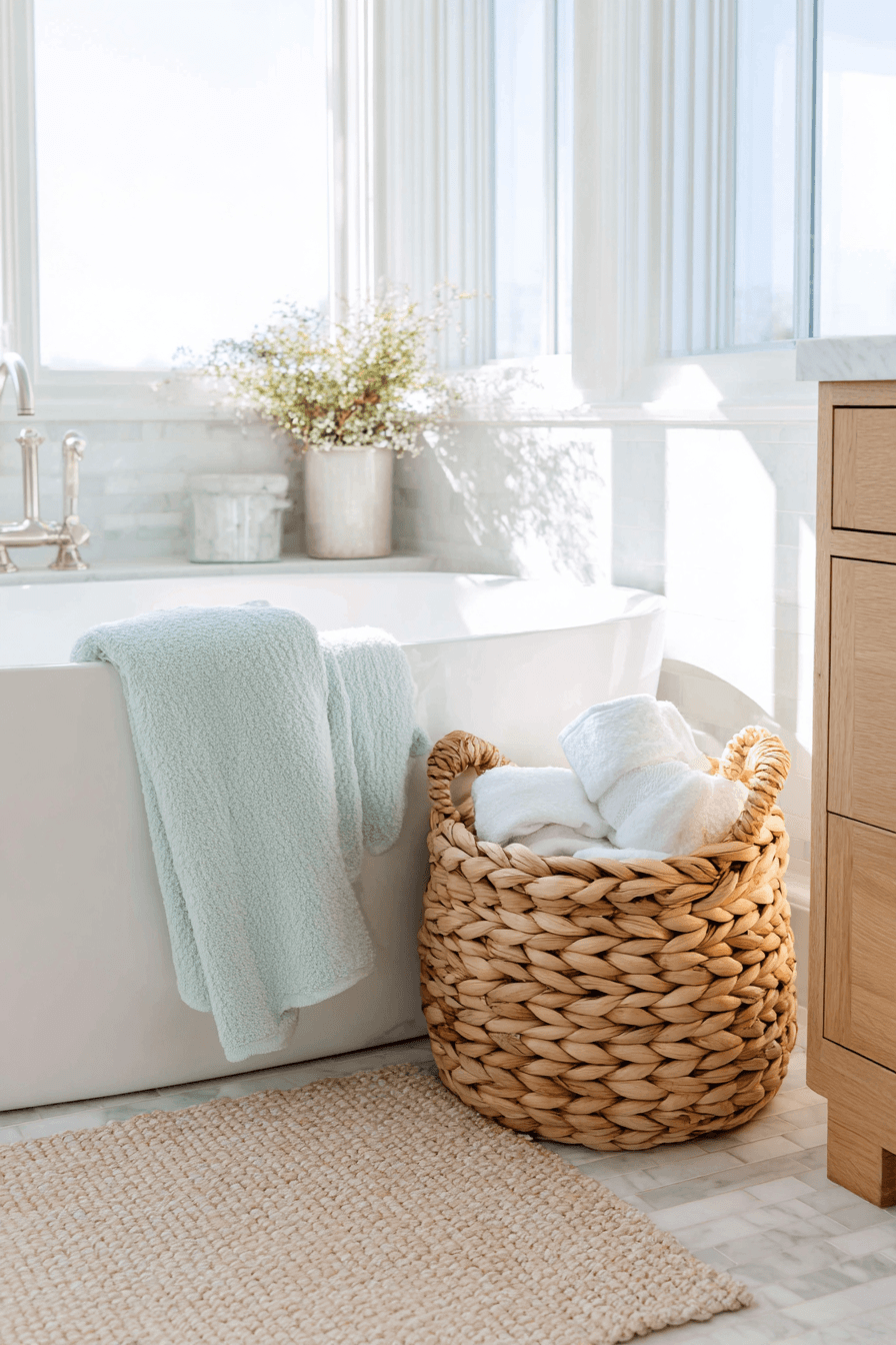 27 Small Bathroom Ideas With Tub That Feel Bright and Spacious