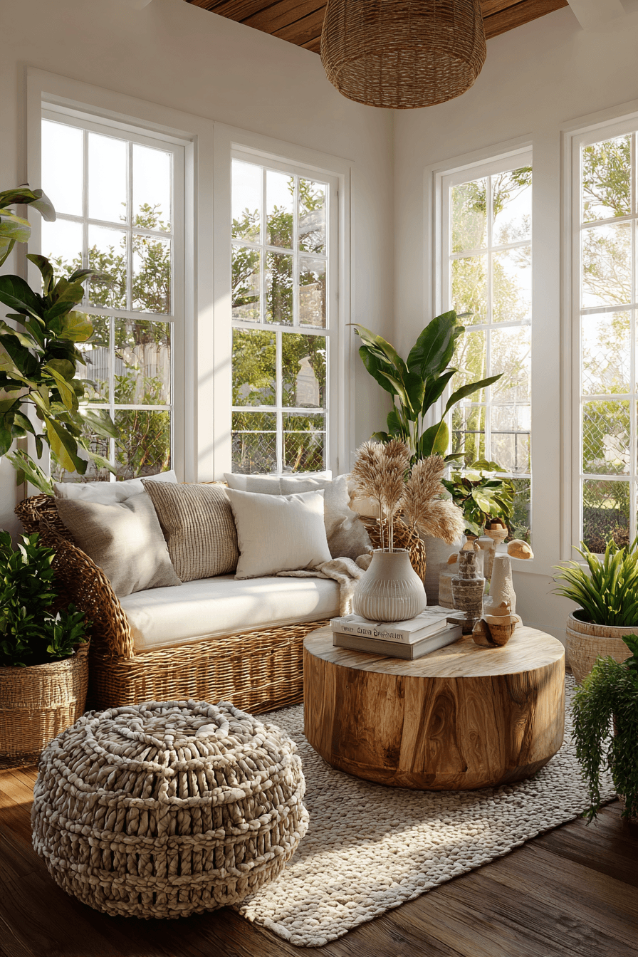 27 Boho Sunroom Ideas for a Bright and Relaxing Home Retreat