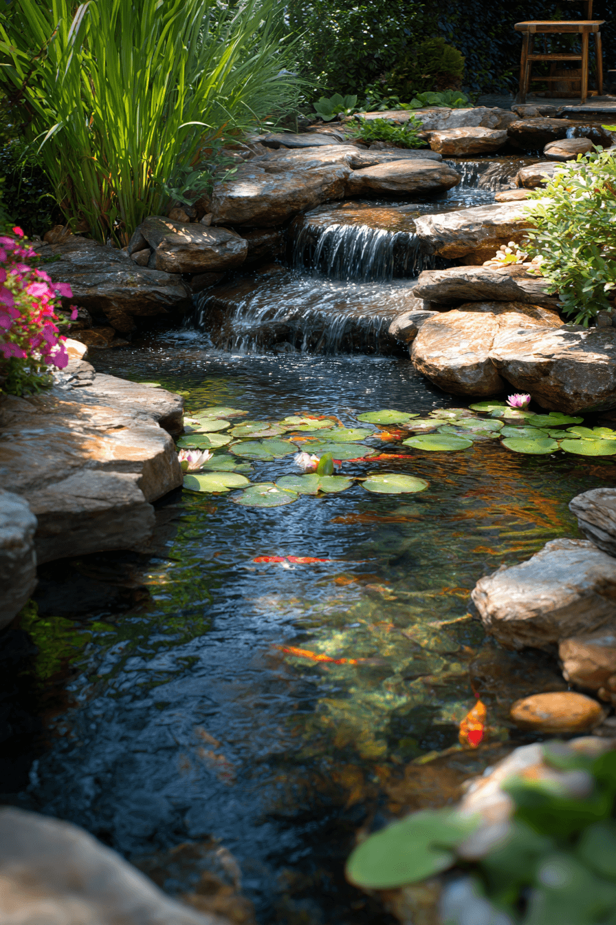 27 Small Ponds With Waterfall Ideas for a Peaceful Backyard
