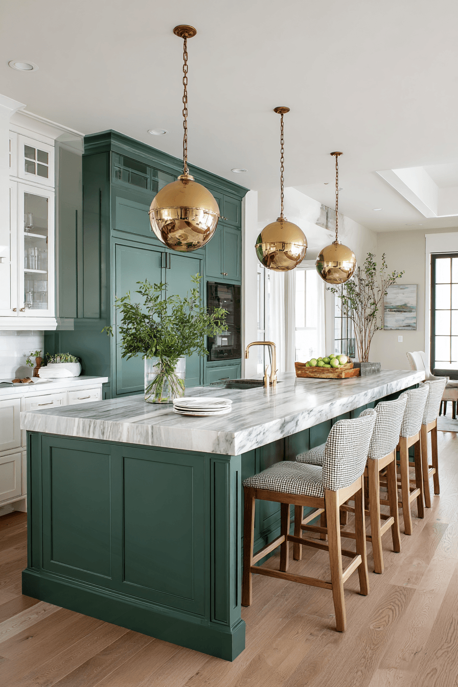 27 Pewter Green Kitchen Cabinet Ideas for a Calm and Timeless Home