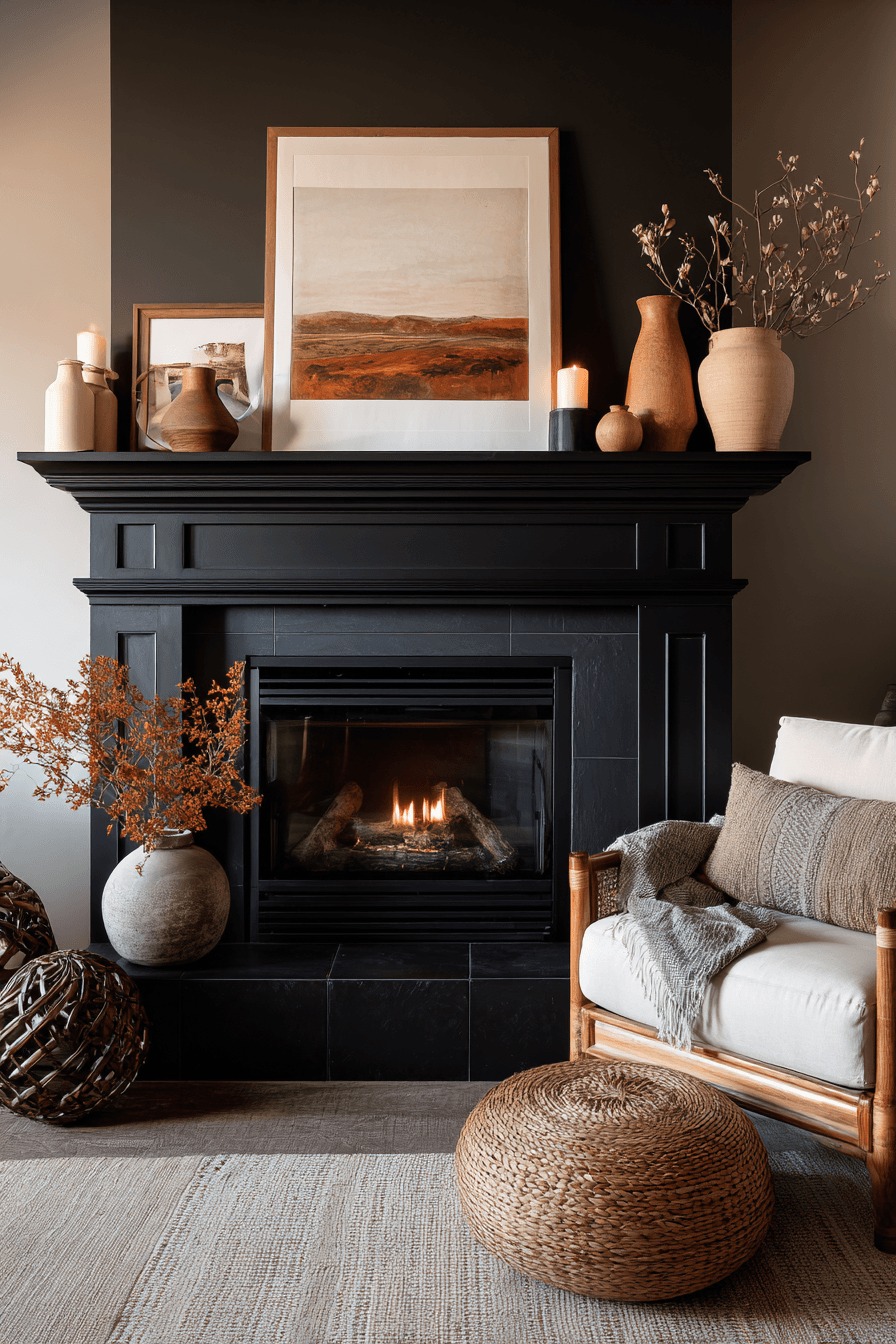 27 Black and Brown Living Room Designs That Feel Cozy and Elegant