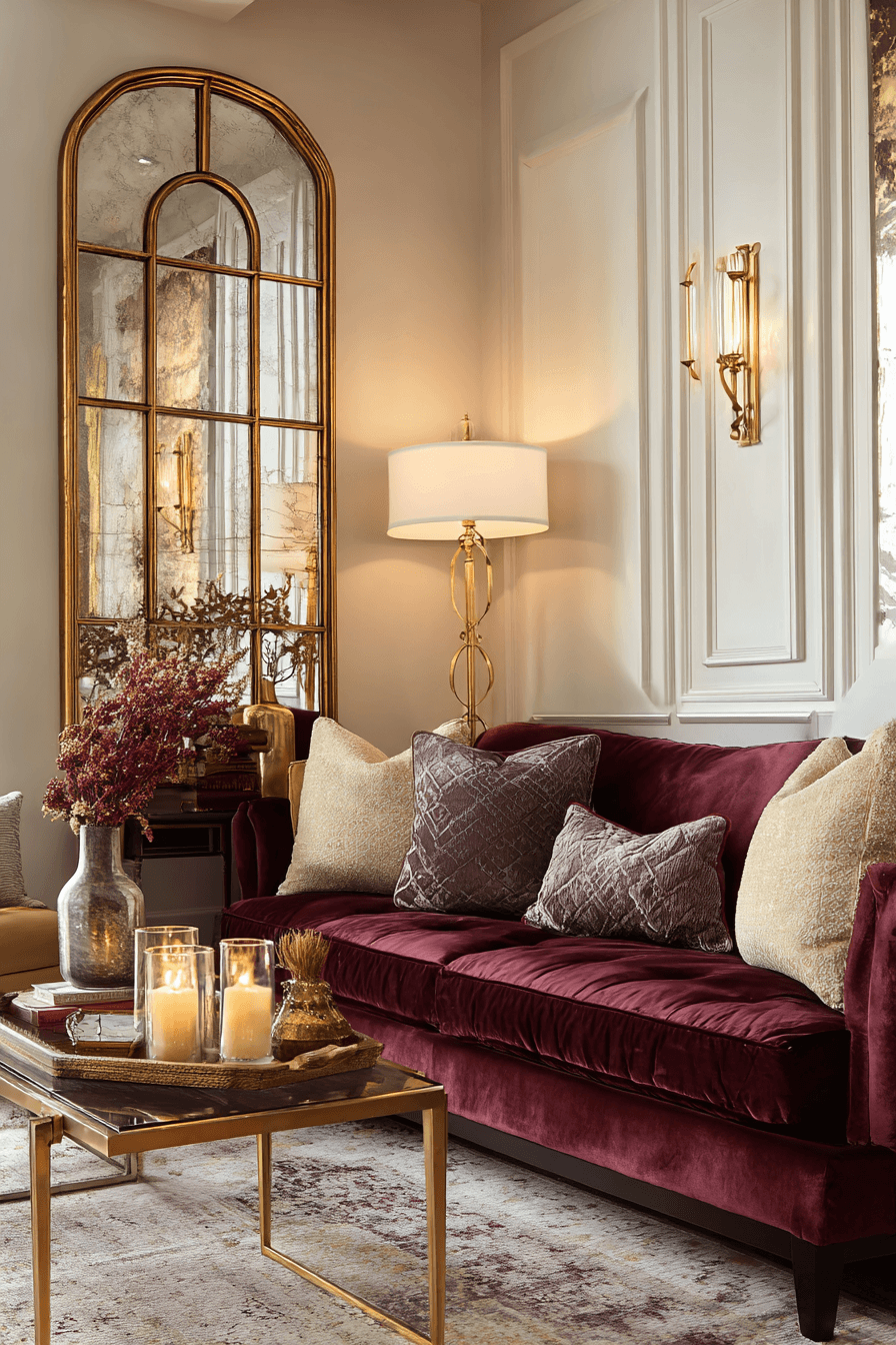 27 Burgundy Couch Living Room Ideas for a Rich and Stylish Space