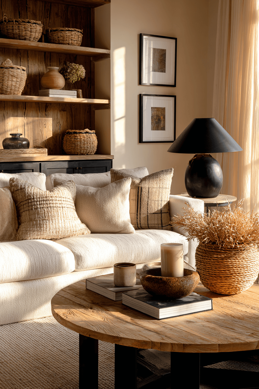 27 Beige and Black Living Room Ideas for a Cozy and Elegant Home
