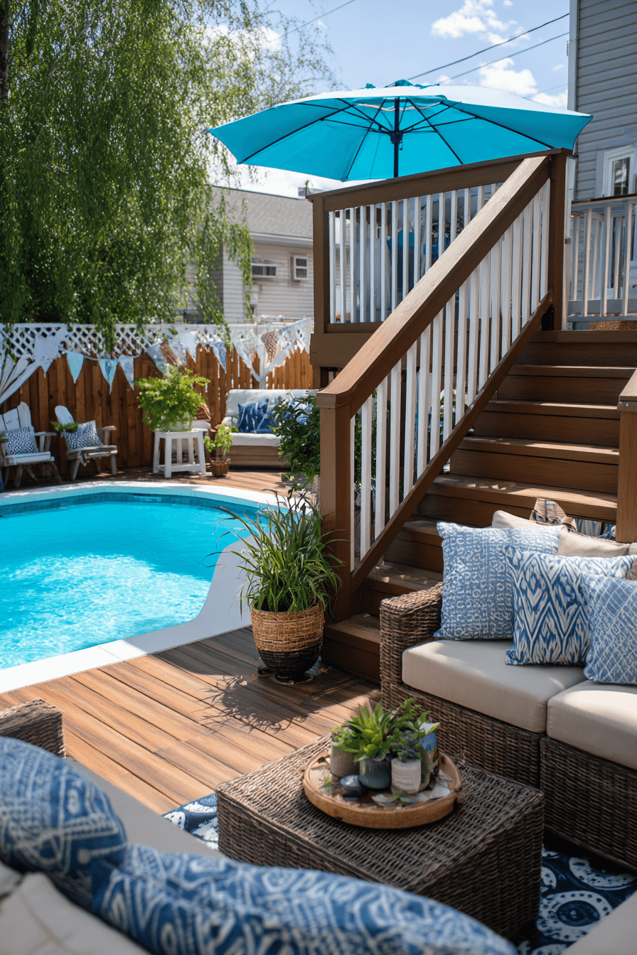 27 Above Ground Pool With Deck Off House Ideas for the Perfect Outdoor Escape