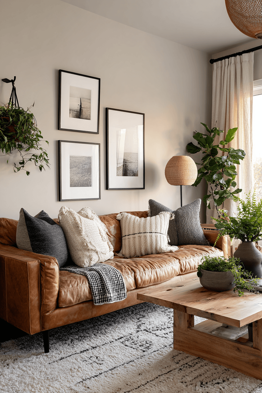 27 Black and Brown Living Room Designs That Feel Cozy and Elegant