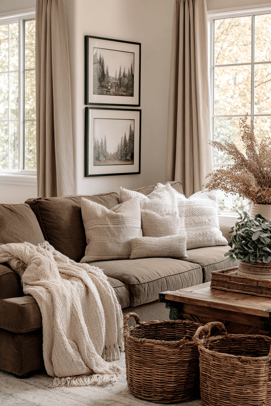 27 Black and Brown Living Room Designs That Feel Cozy and Elegant