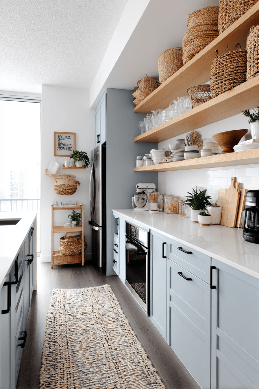 27 Blue Gray Kitchen Cabinets That Feel Calm and Elegant