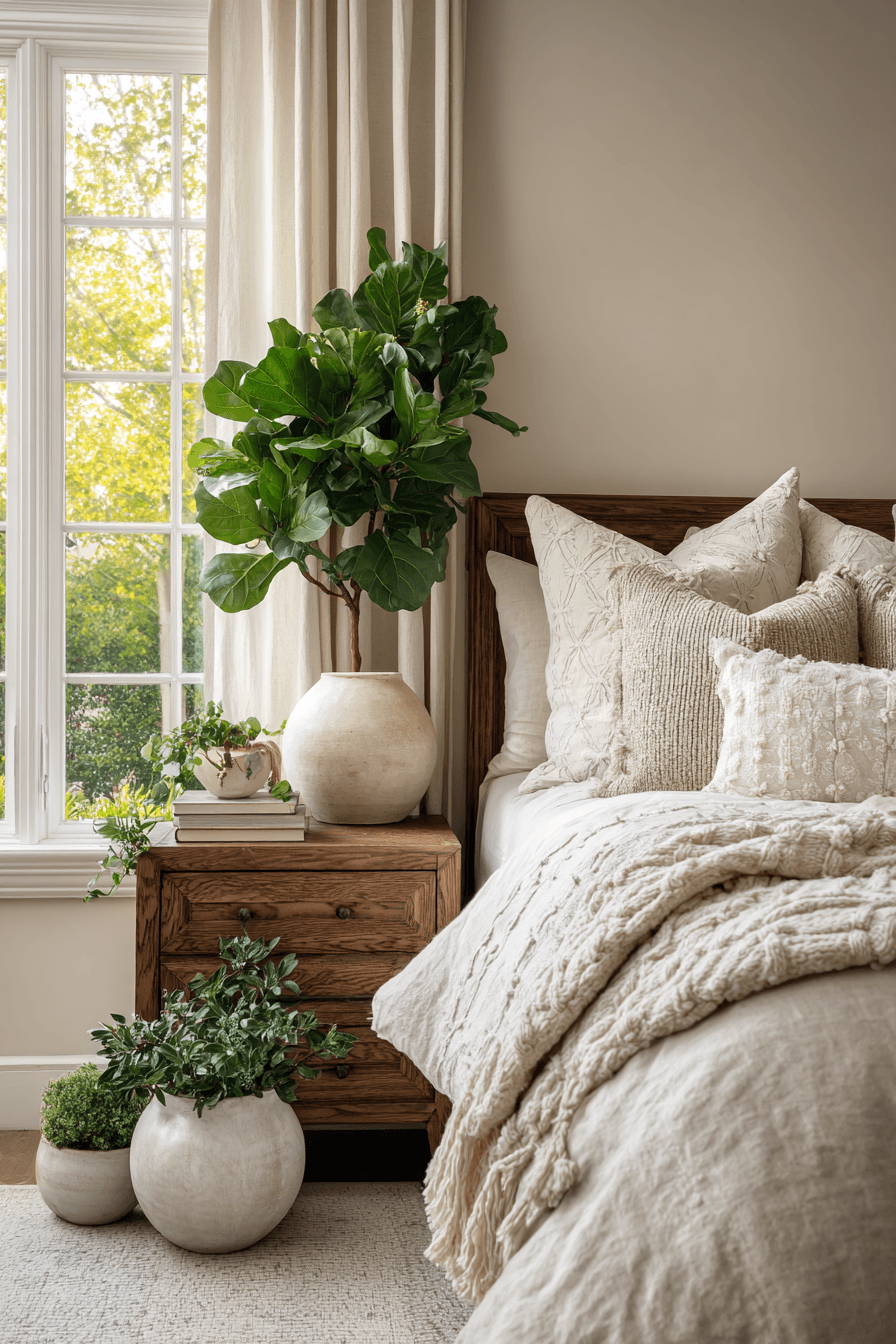 27 Dreamy Bedrooms With Plants for a Relaxing Vibe