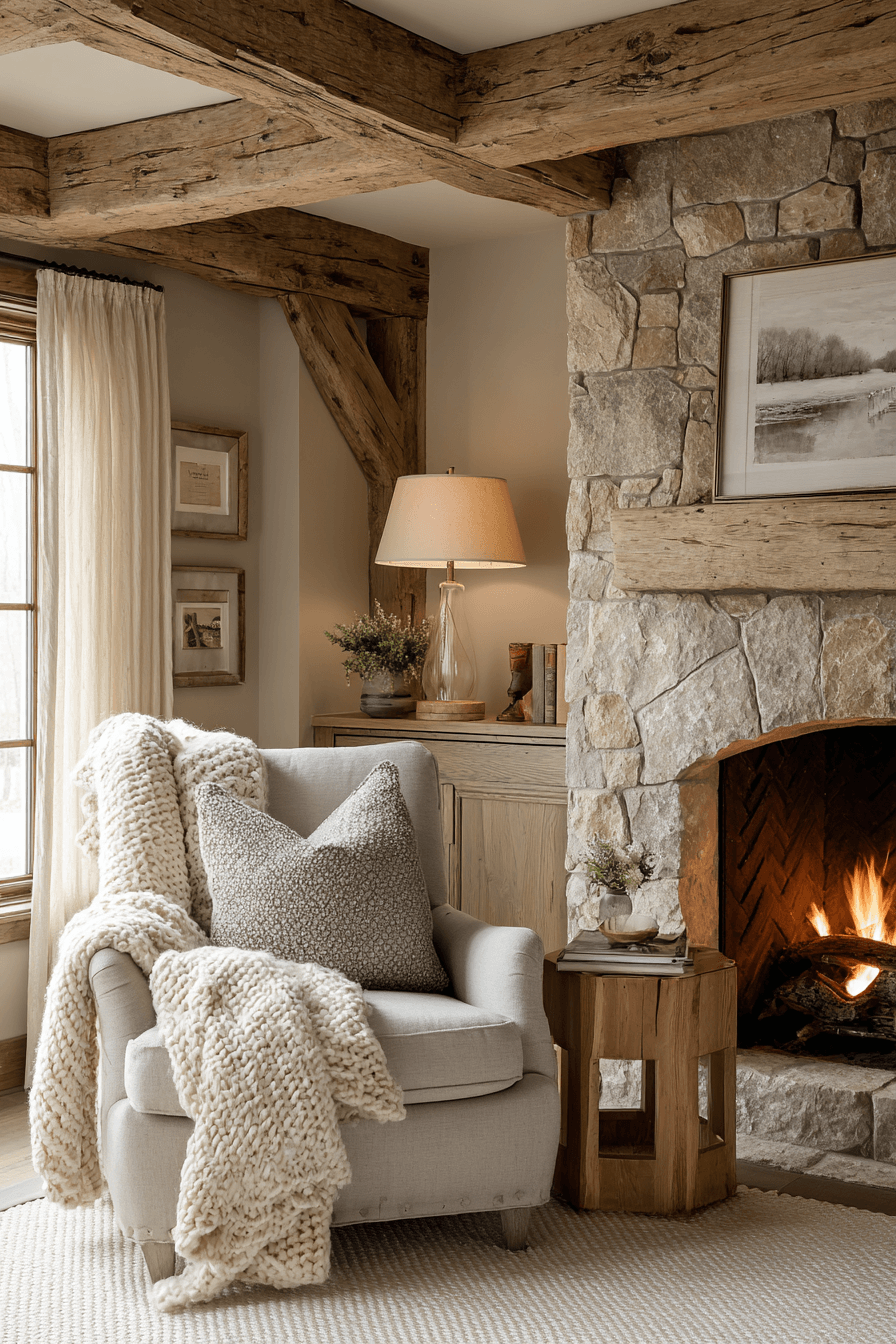 27 Rustic Living Room With Fireplace Ideas for a Cozy Retreat