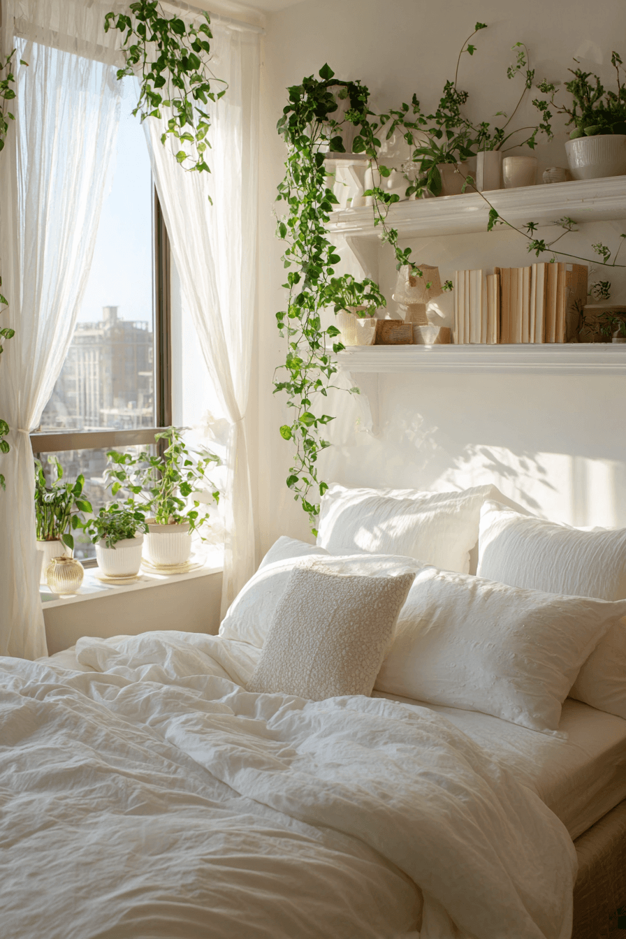 27 Dreamy Bedrooms With Plants for a Relaxing Vibe