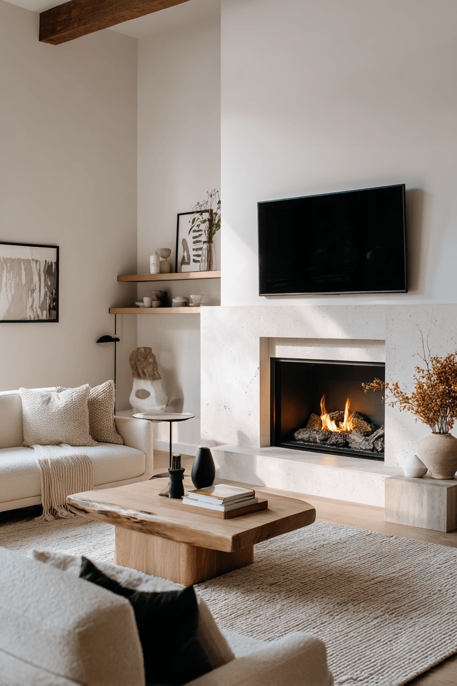 27 Rustic Living Room With Fireplace Ideas for a Cozy Retreat