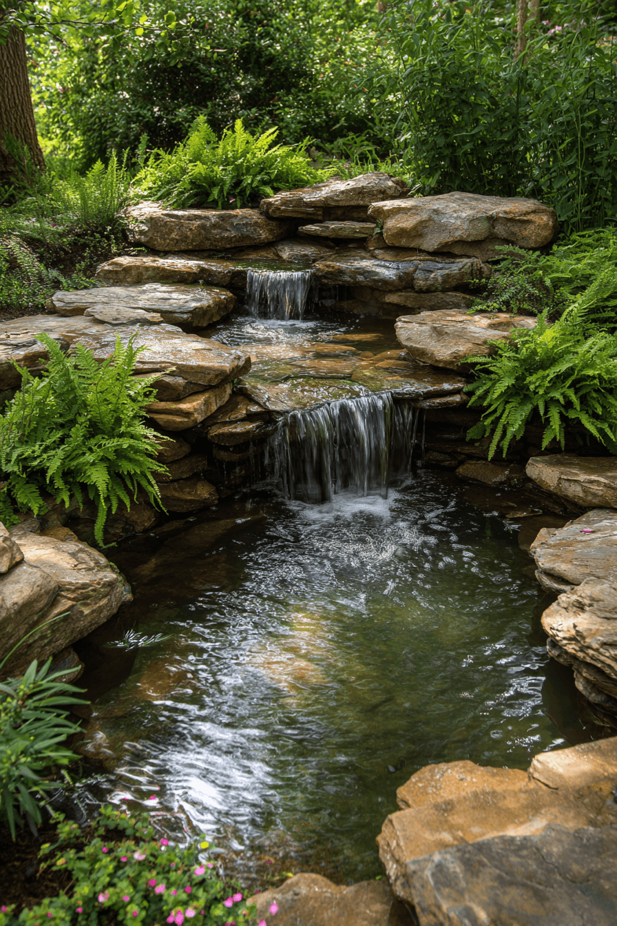 27 Small Ponds With Waterfall Ideas for a Peaceful Backyard