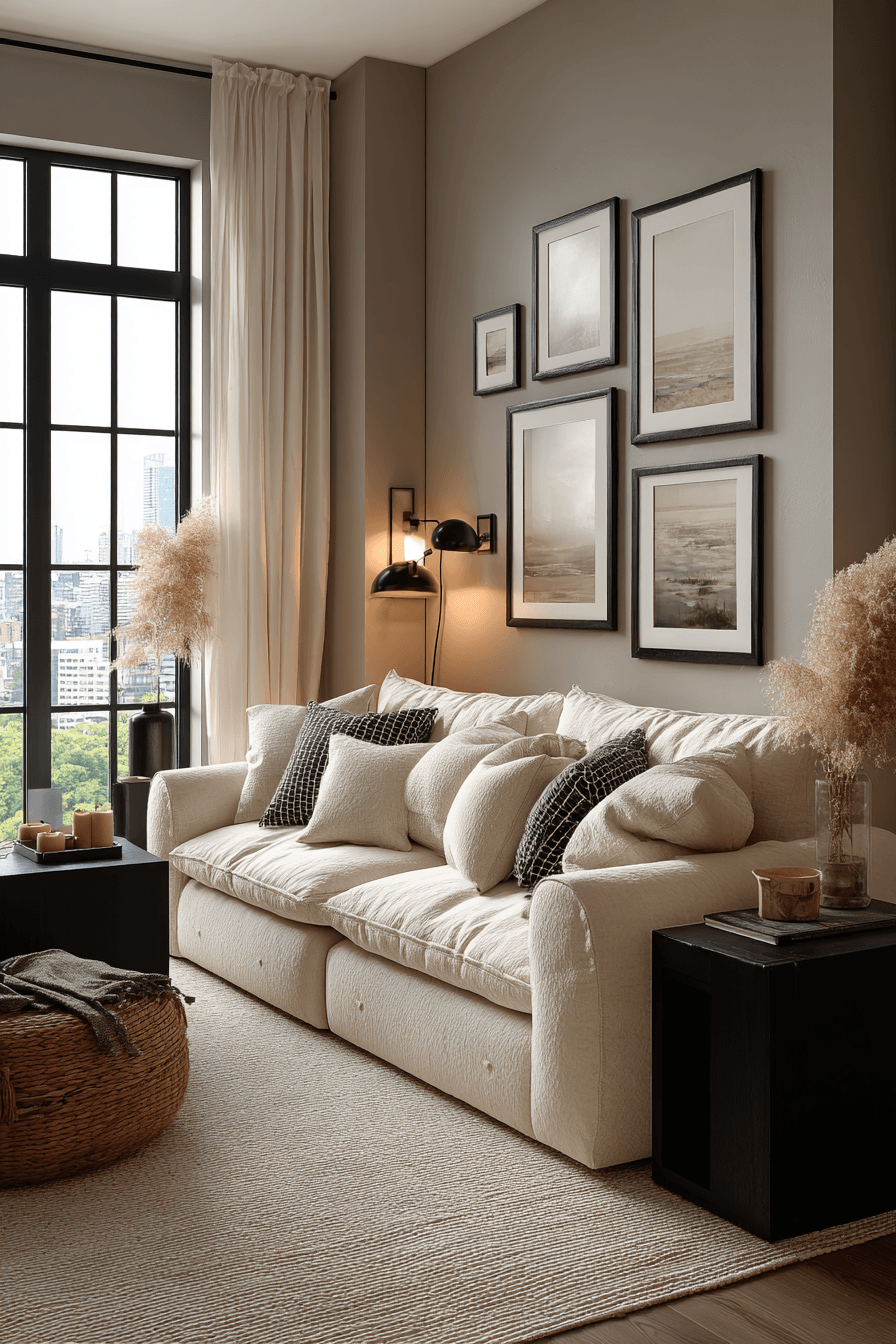 27 Beige and Black Living Room Ideas for a Cozy and Elegant Home