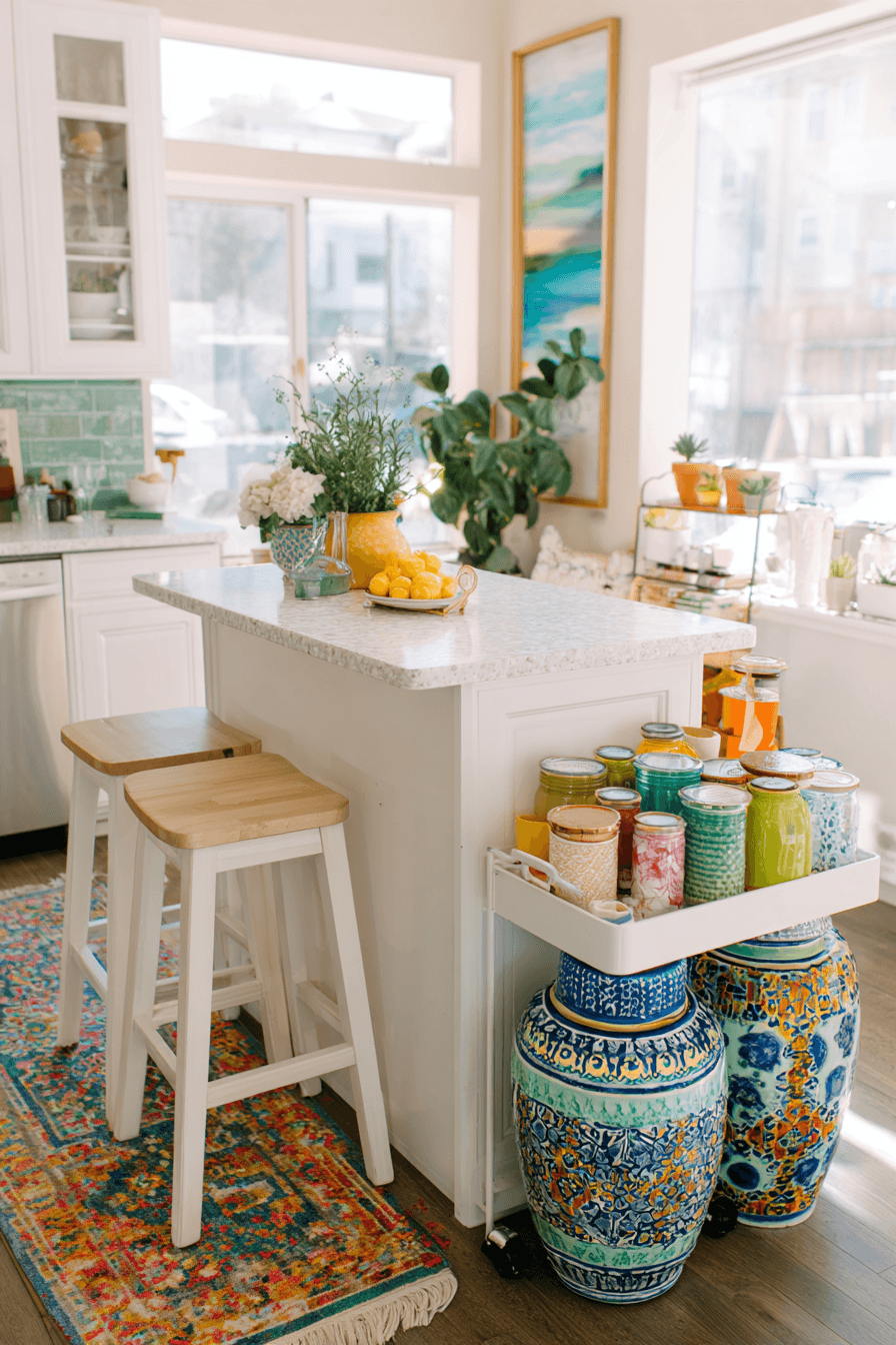 27 Cozy Small Kitchens With Islands That Look Surprisingly Spacious