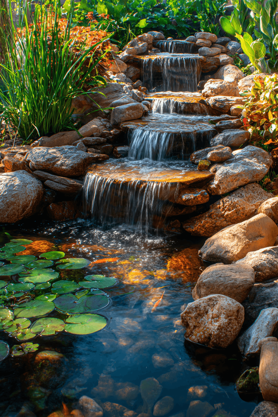 27 Small Ponds With Waterfall Ideas for a Peaceful Backyard