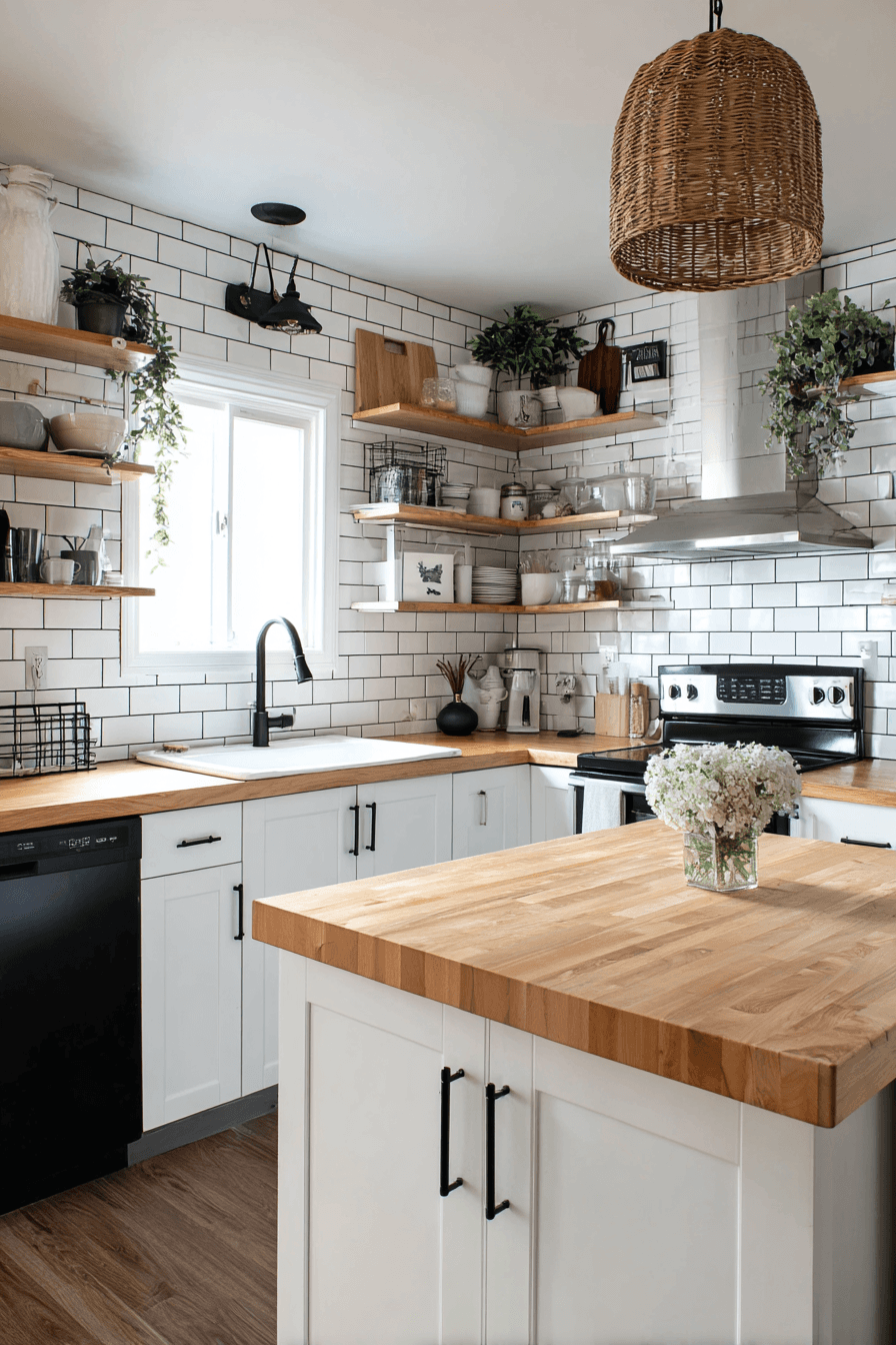 27 Cozy Small Kitchens With Islands That Look Surprisingly Spacious