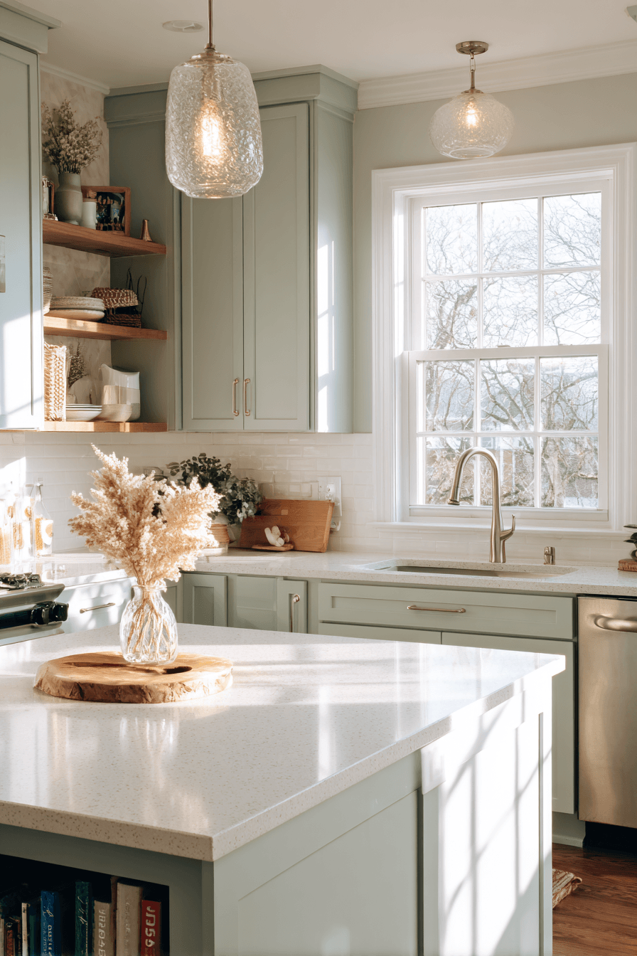 27 Cozy Small Kitchens With Islands That Look Surprisingly Spacious