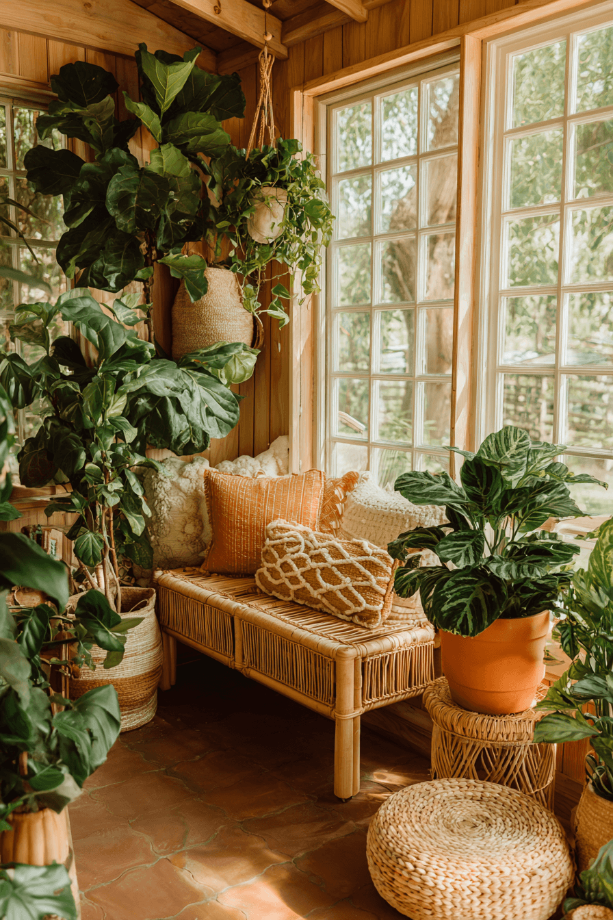 27 Boho Sunroom Ideas for a Bright and Relaxing Home Retreat