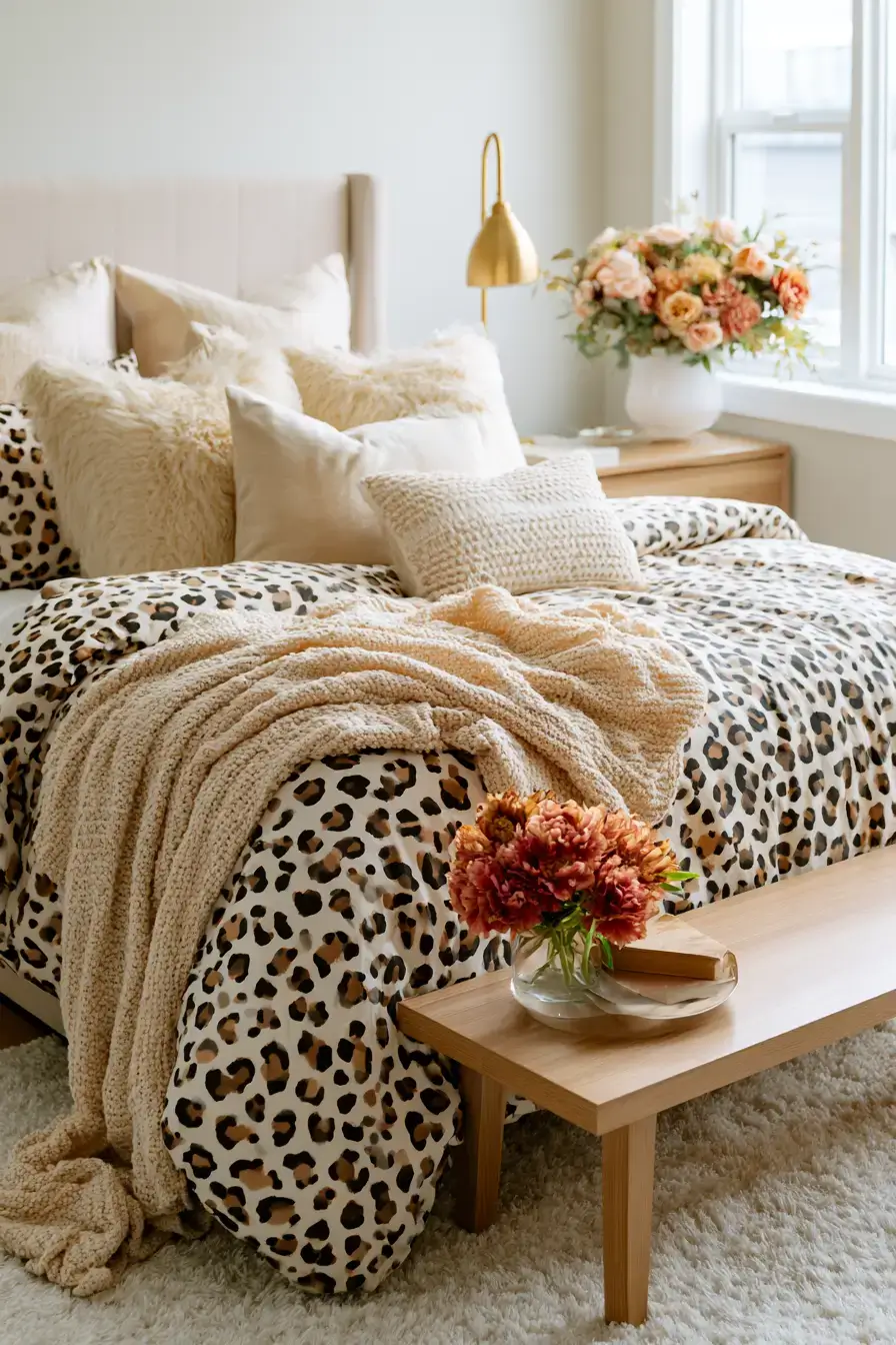 27 Glam Leopard Print Bedroom Ideas For A Fierce Pretty Space