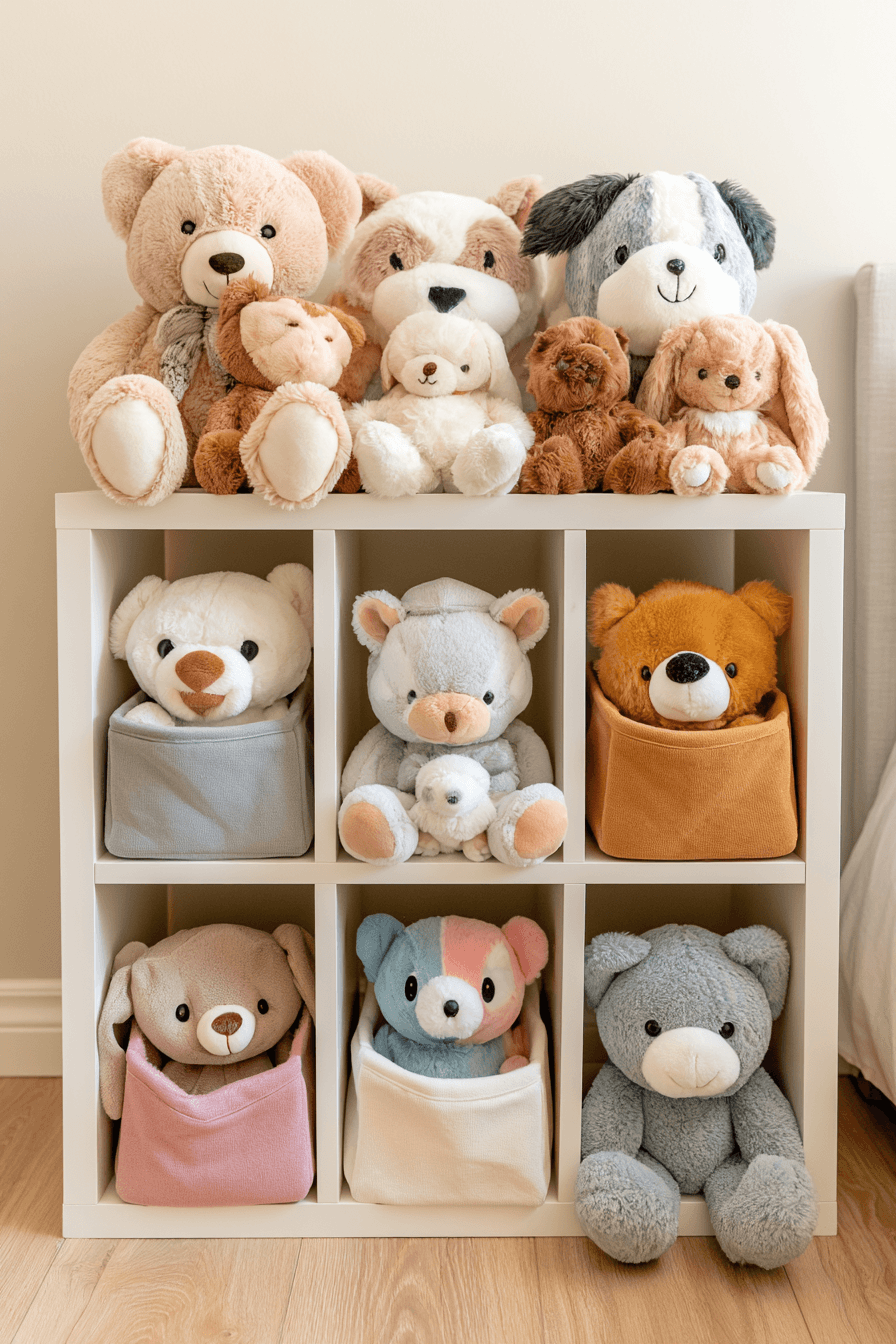 27 Beautiful Plush Toy Storage Ideas for a Cute Organized Room