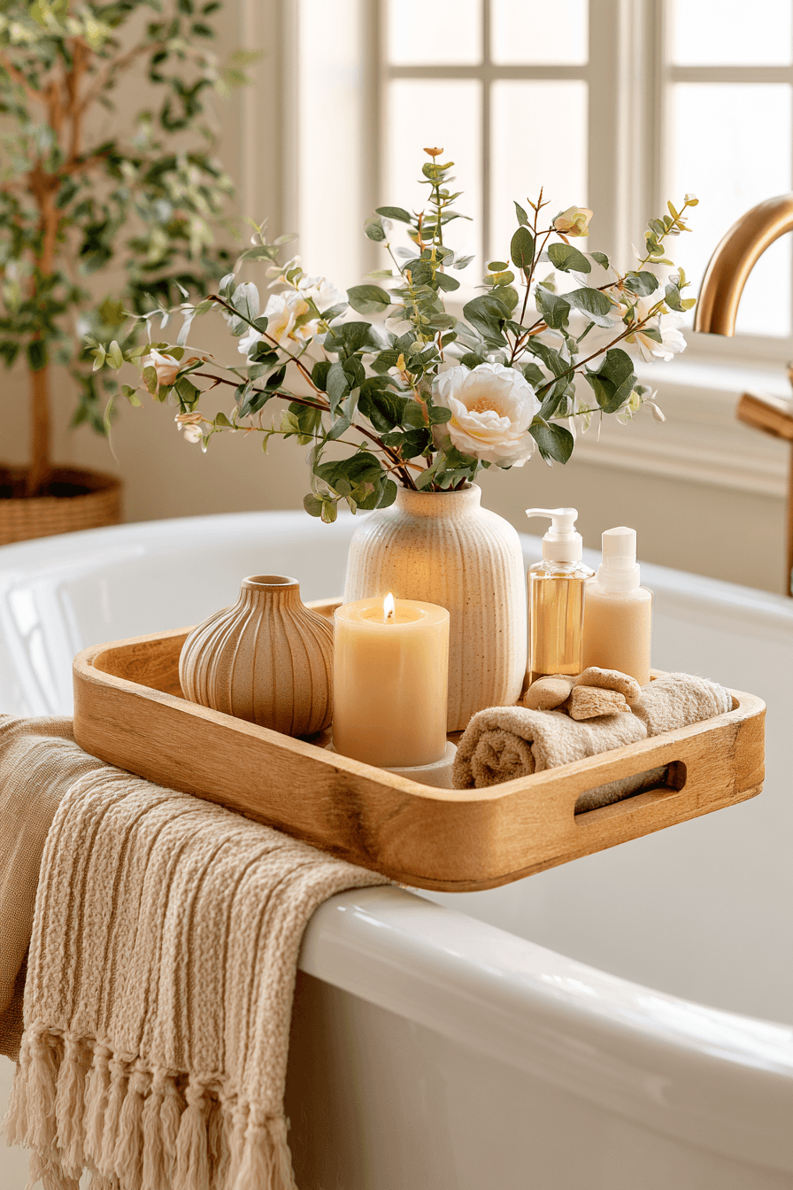 27 Stylish Bath Tub Decor Ideas for a Peaceful Home
