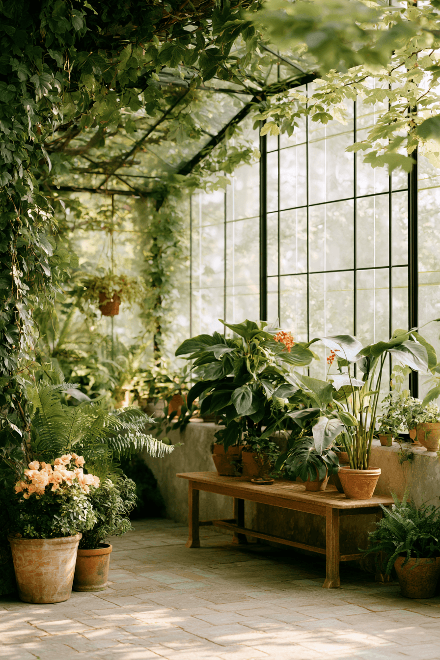 27 Gorgeous Glass House Garden Ideas for a Nature Inspired Home
