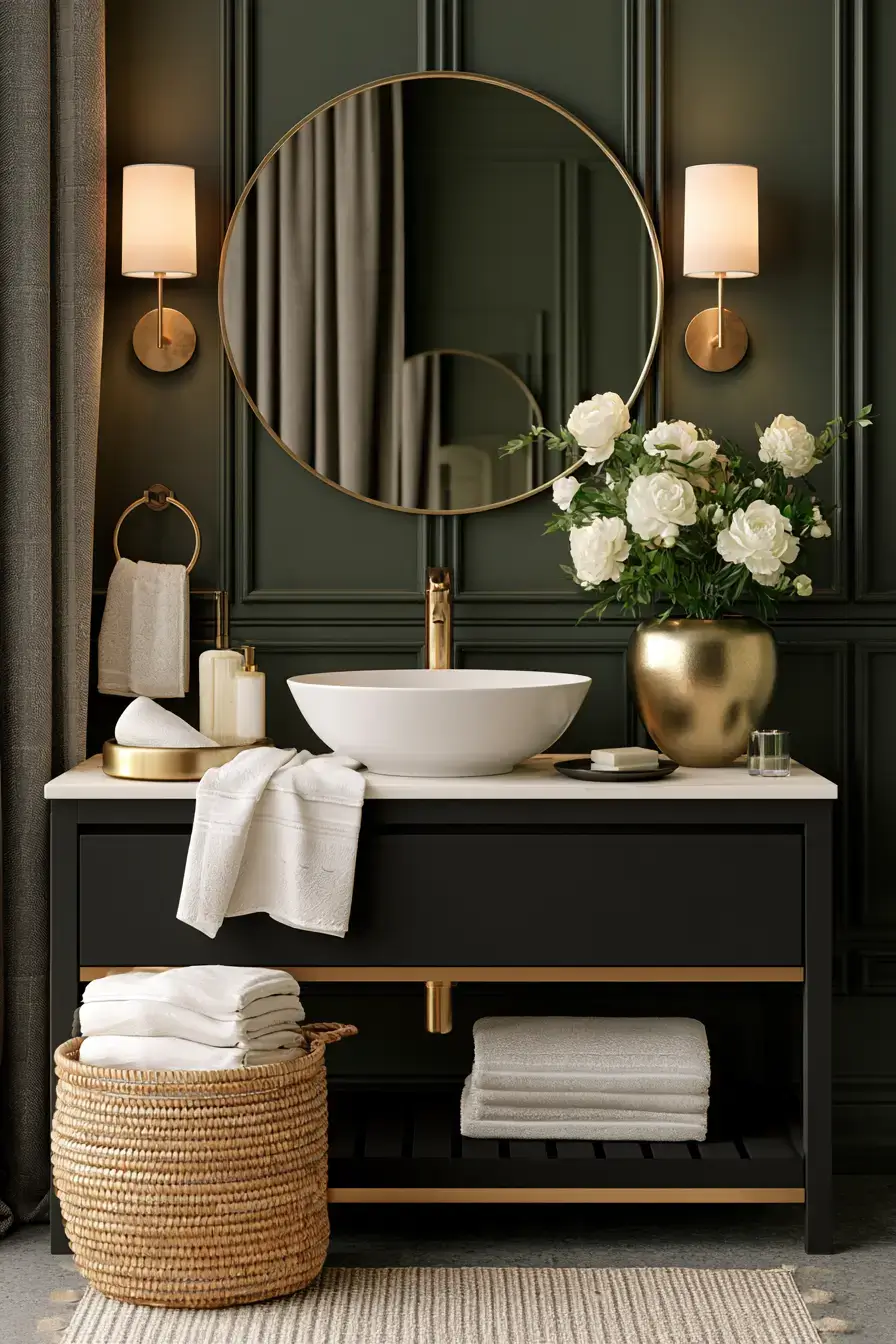27 Luxe Moody Bathroom Ideas For A Polished Spa Inspired Space