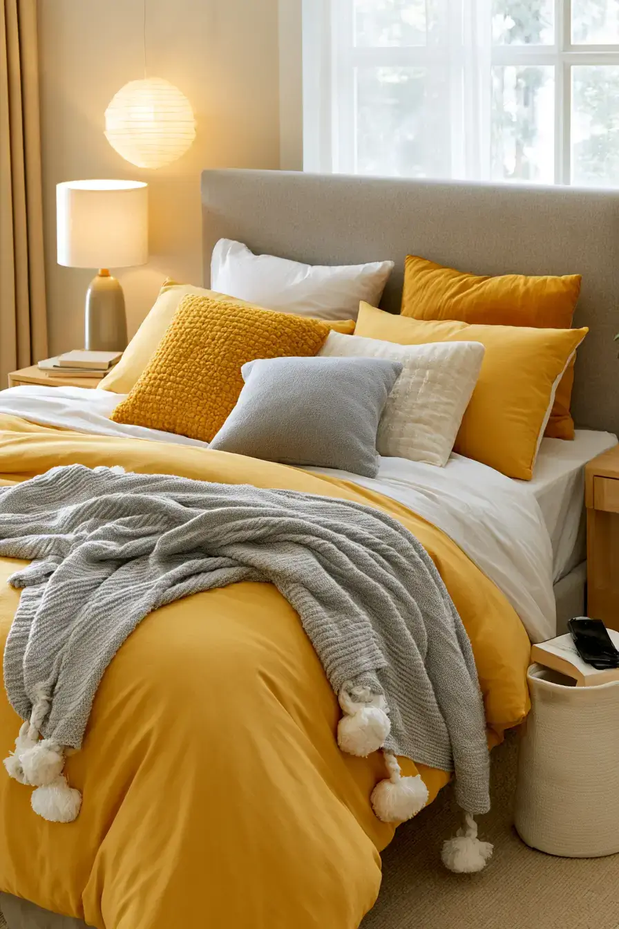 27 Sunny Yellow Dorm Room Ideas For Happy College Living