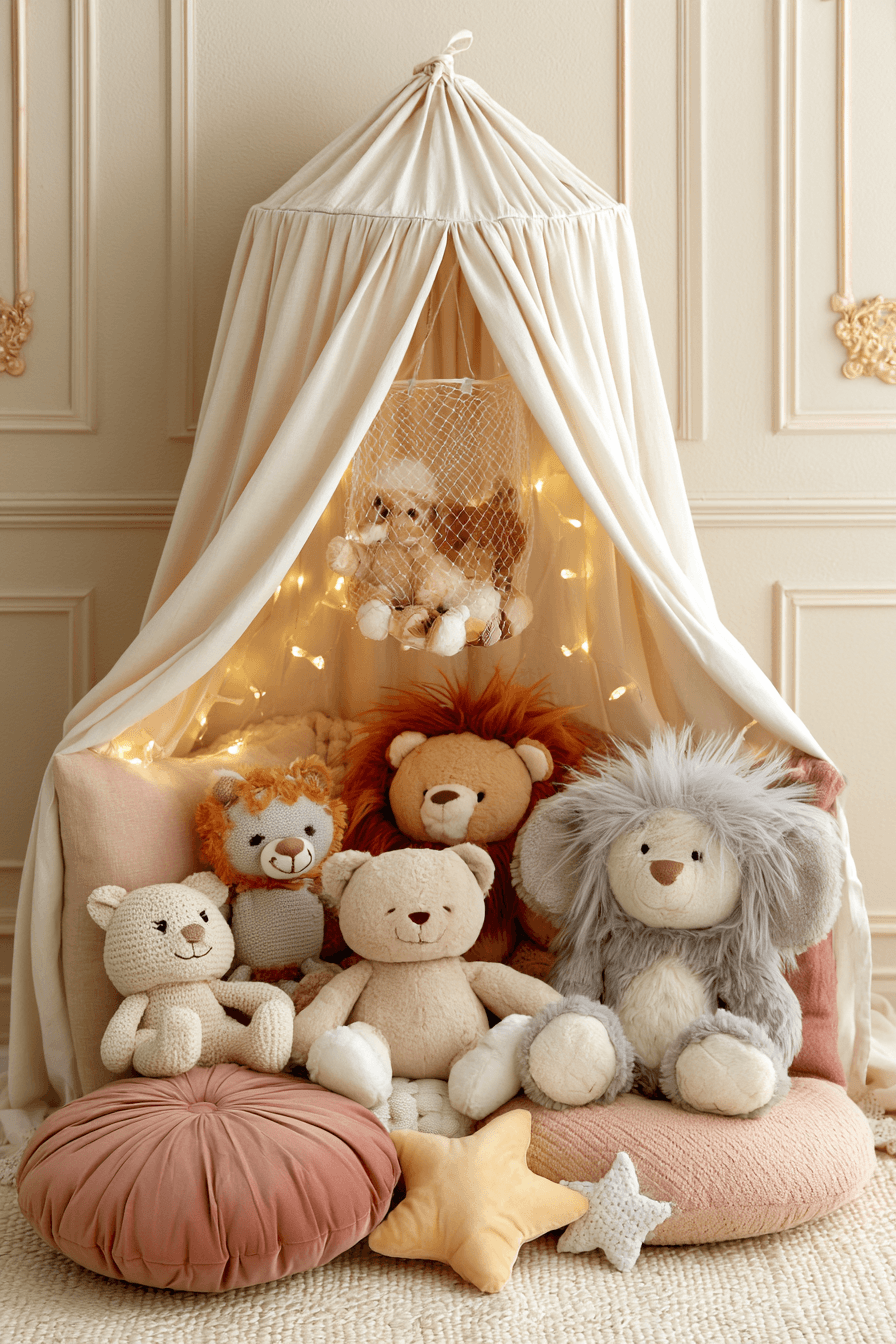 27 Beautiful Plush Toy Storage Ideas for a Cute Organized Room