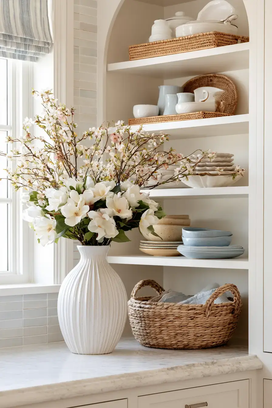 27 Cozy Kitchen Shelf Decor Ideas For A Warm Homey Look