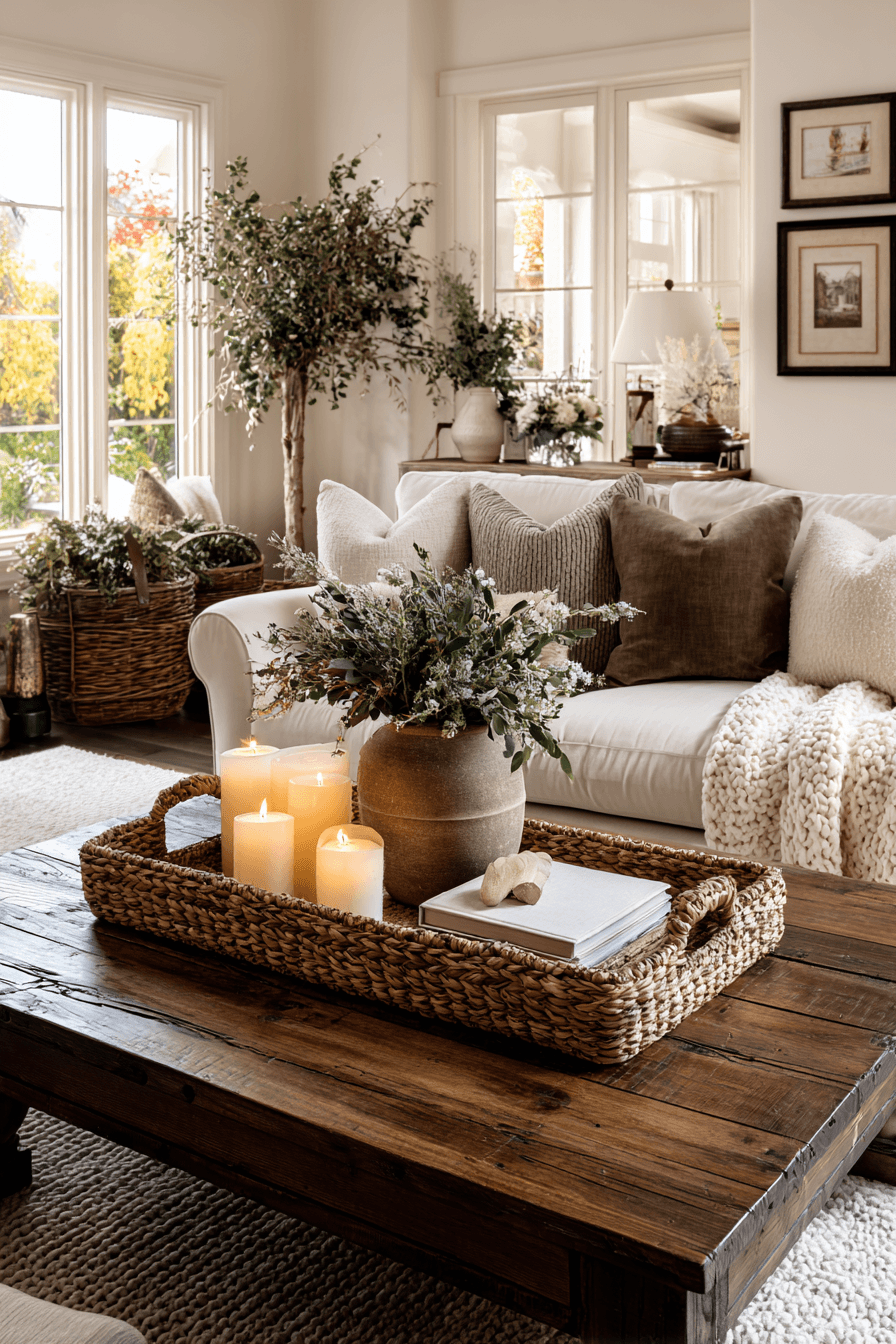 27 Cozy Living Room Table Ideas