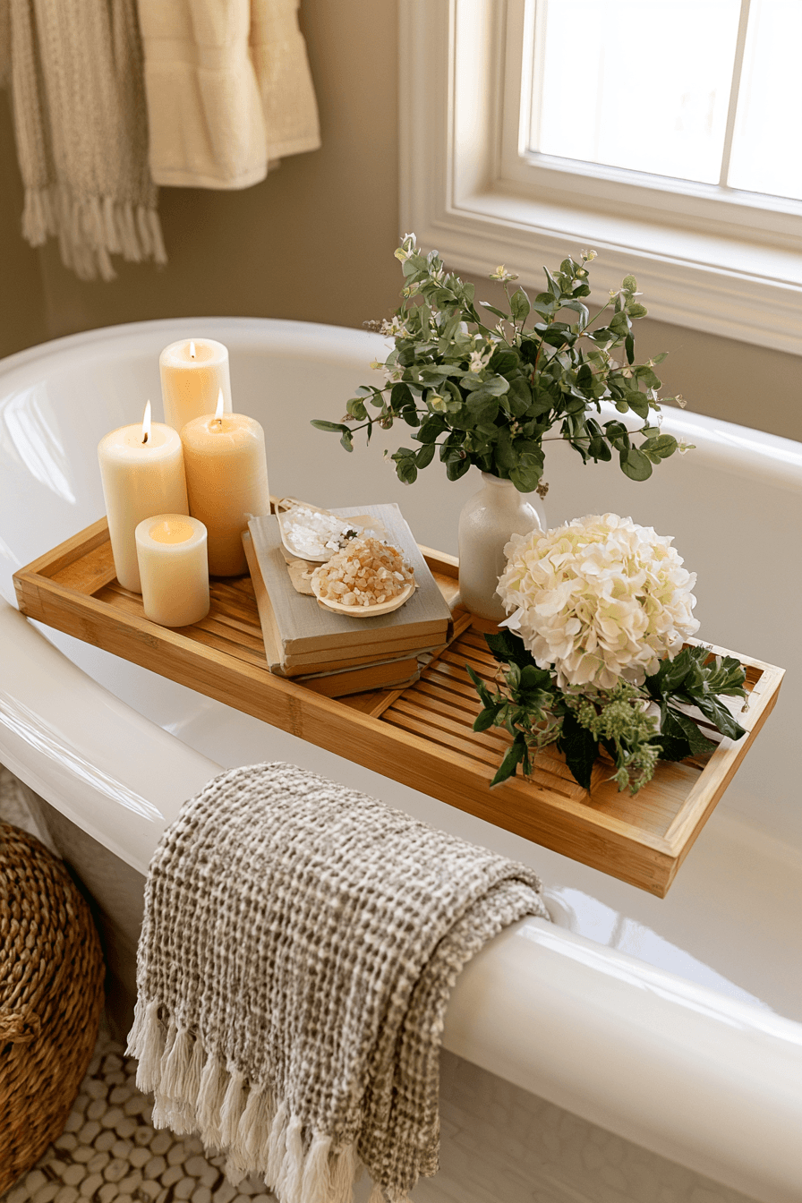 27 Stylish Bath Tub Decor Ideas for a Peaceful Home