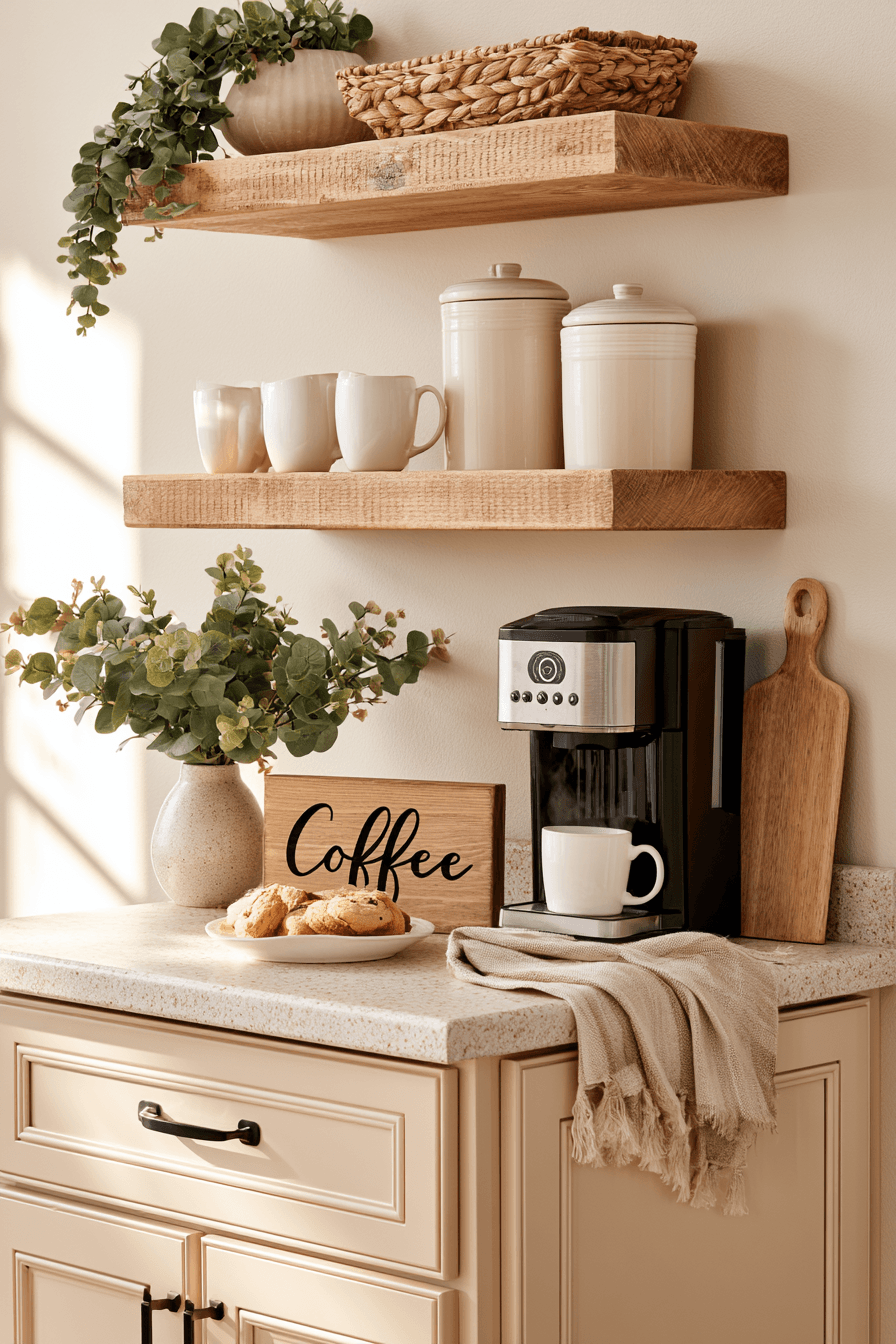 27 Cozy Kitchen Coffee Station Ideas for Happy Mornings