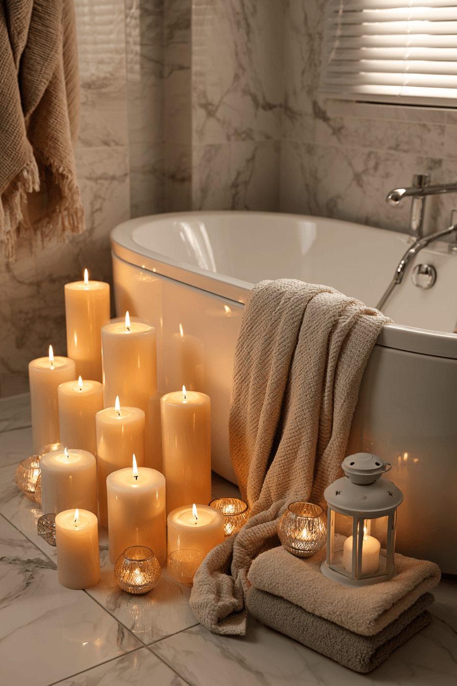 27 Stylish Bath Tub Decor Ideas for a Peaceful Home