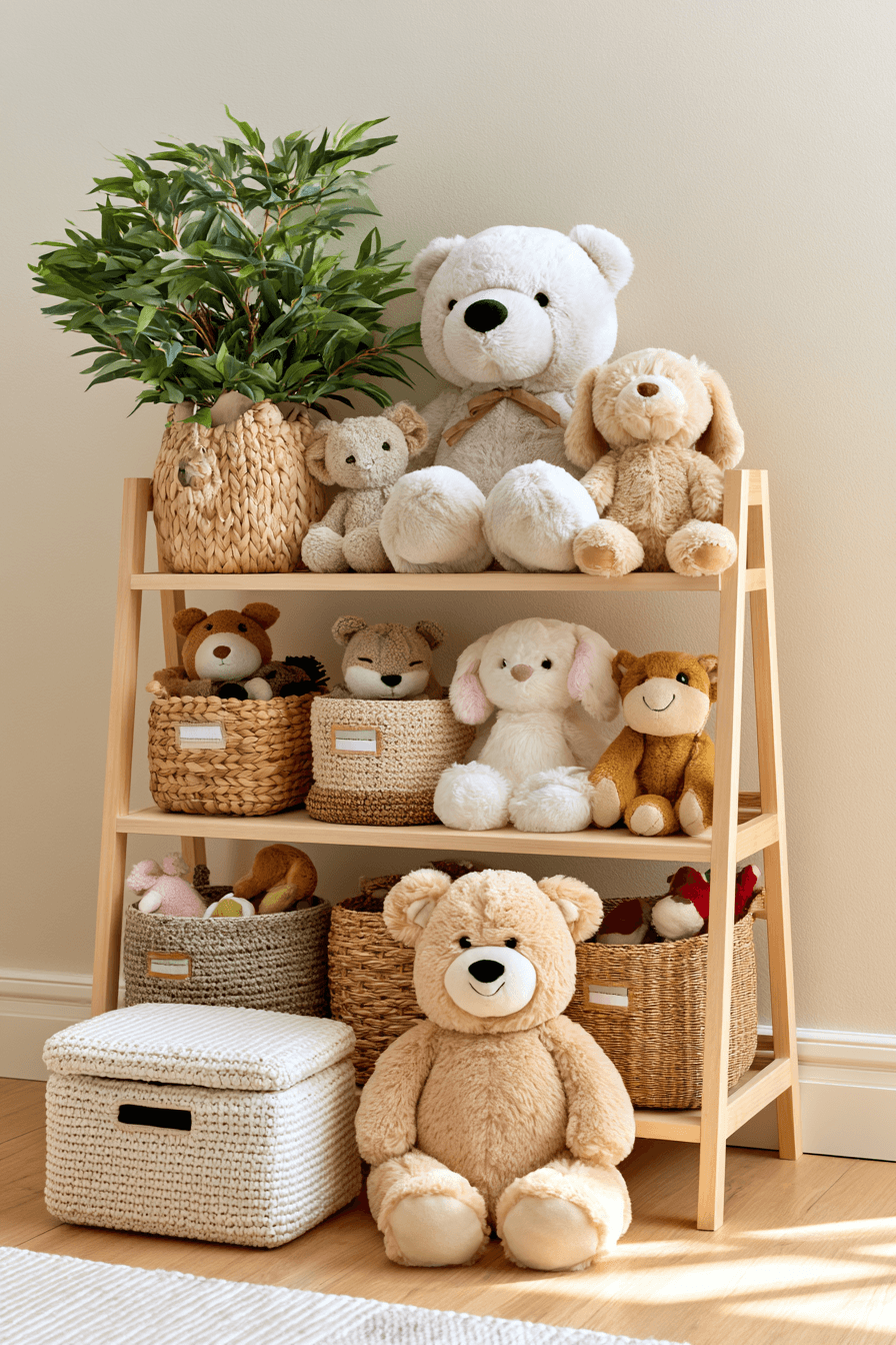 27 Beautiful Plush Toy Storage Ideas for a Cute Organized Room