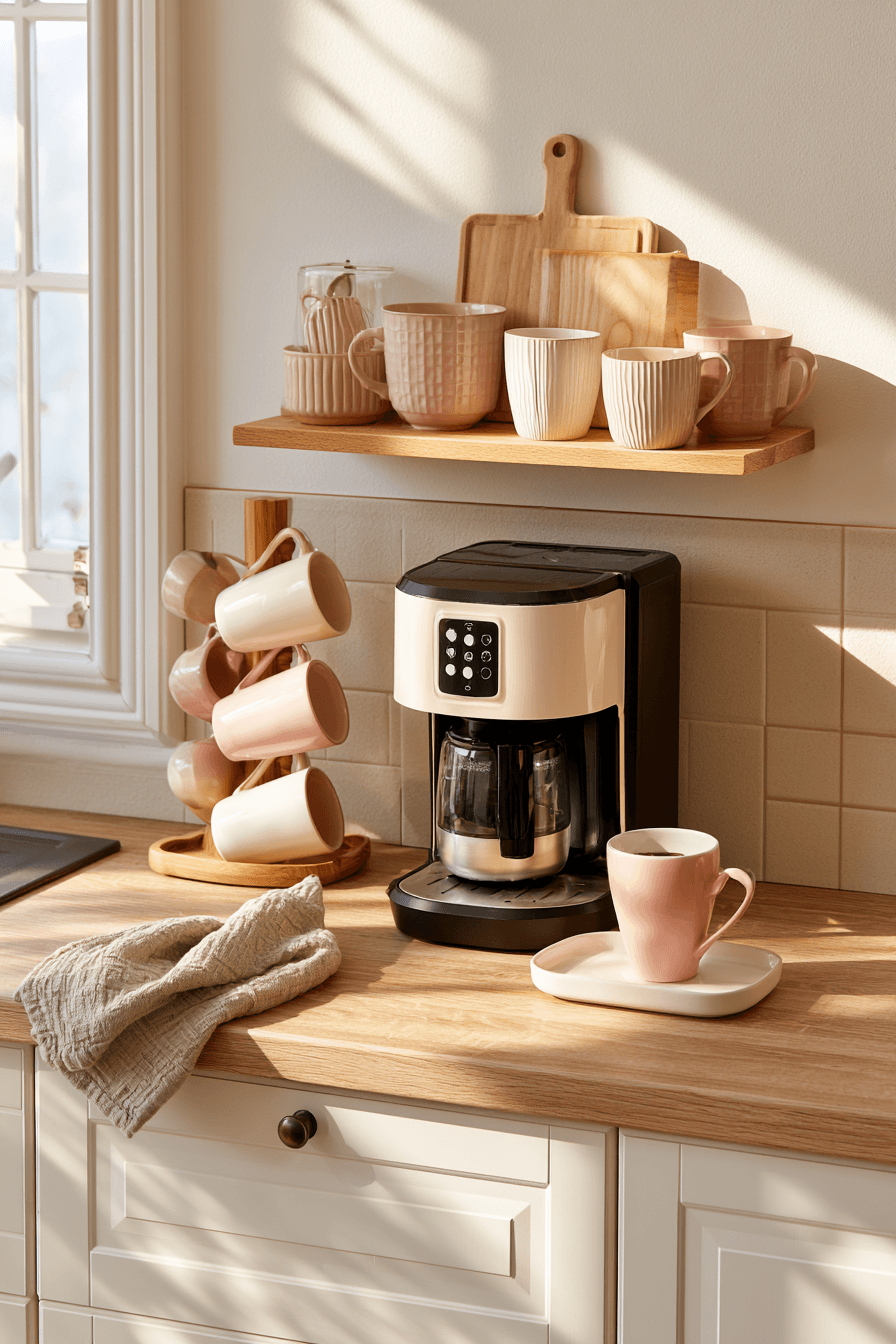 27 Cozy Kitchen Coffee Station Ideas for Happy Mornings