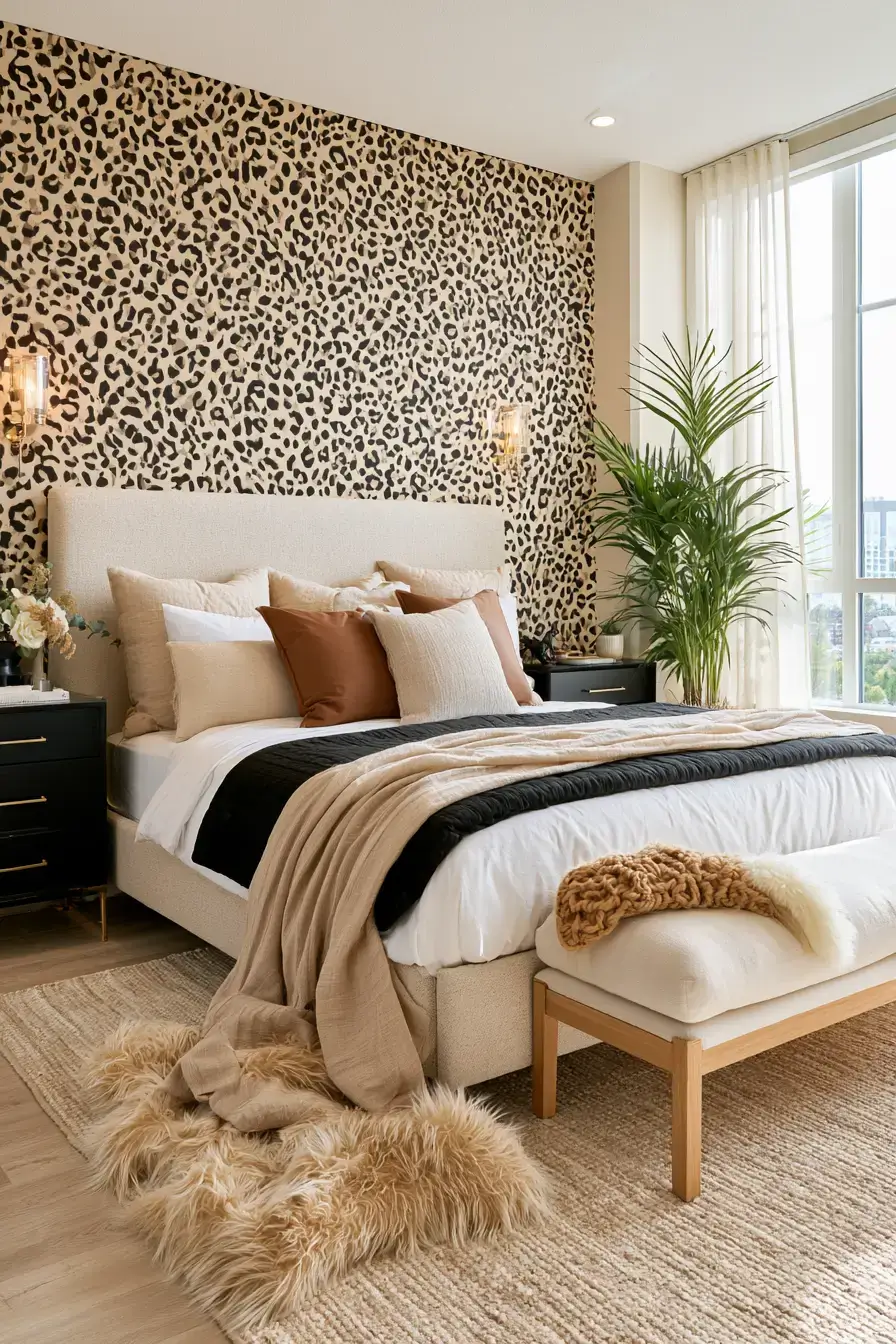27 Glam Leopard Print Bedroom Ideas For A Fierce Pretty Space