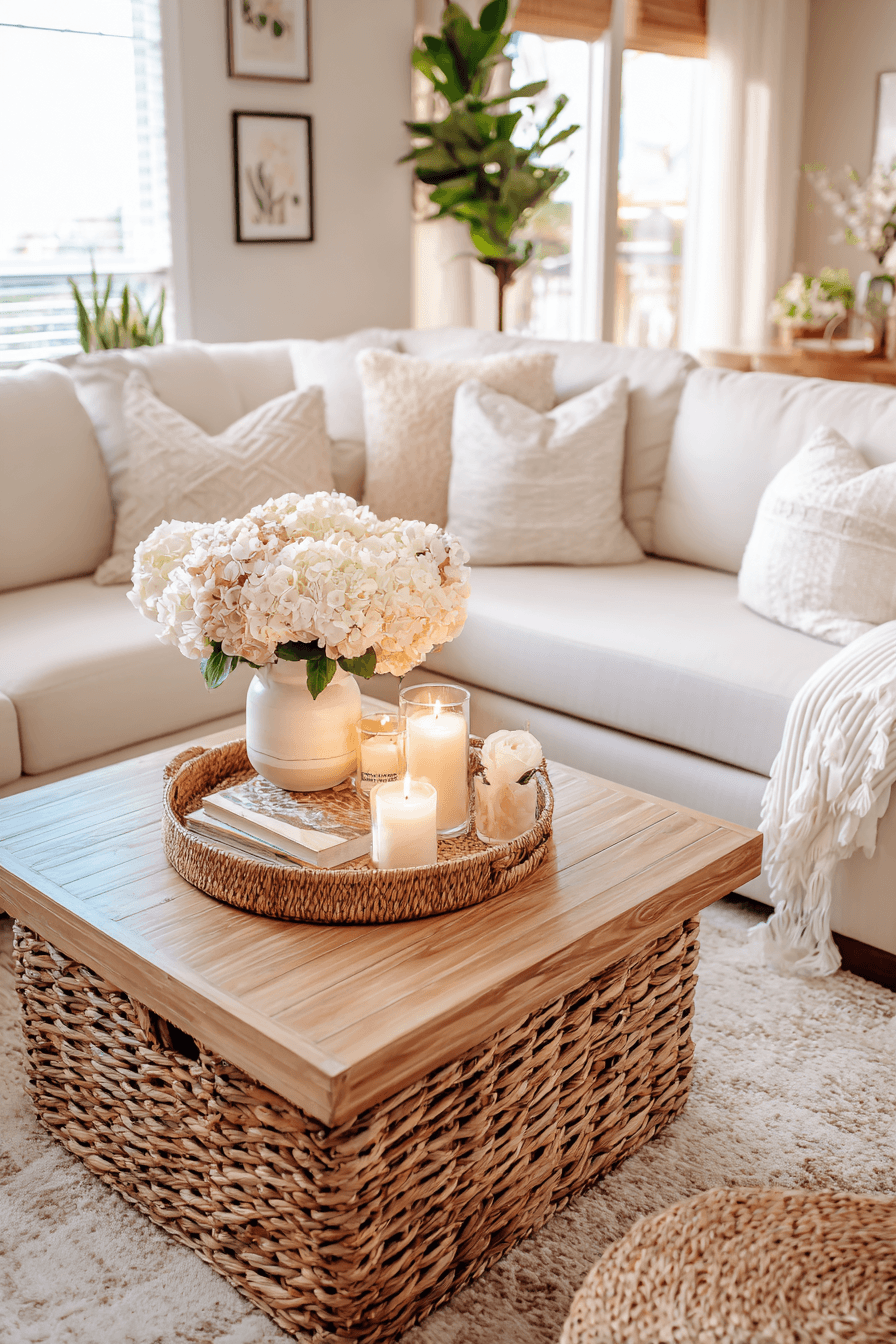 27 Cozy Living Room Table Ideas