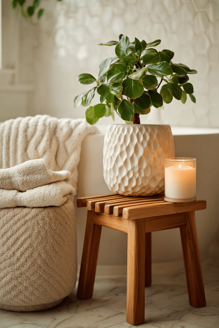27 Cozy Bathroom Plant Decor Ideas