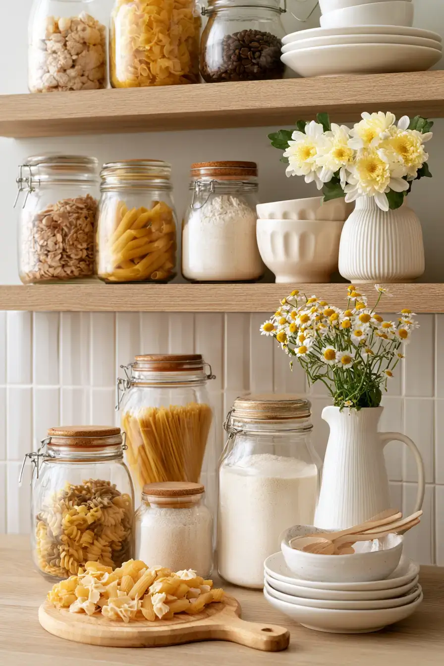 27 Cozy Kitchen Shelf Decor Ideas For A Warm Homey Look