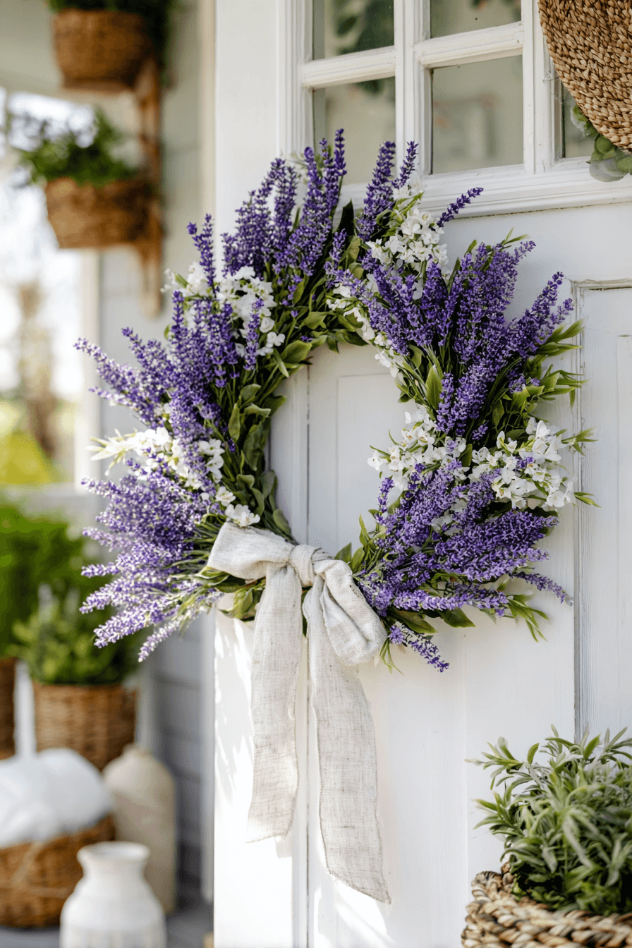 27 Colorful Summer Wreaths For Front Door